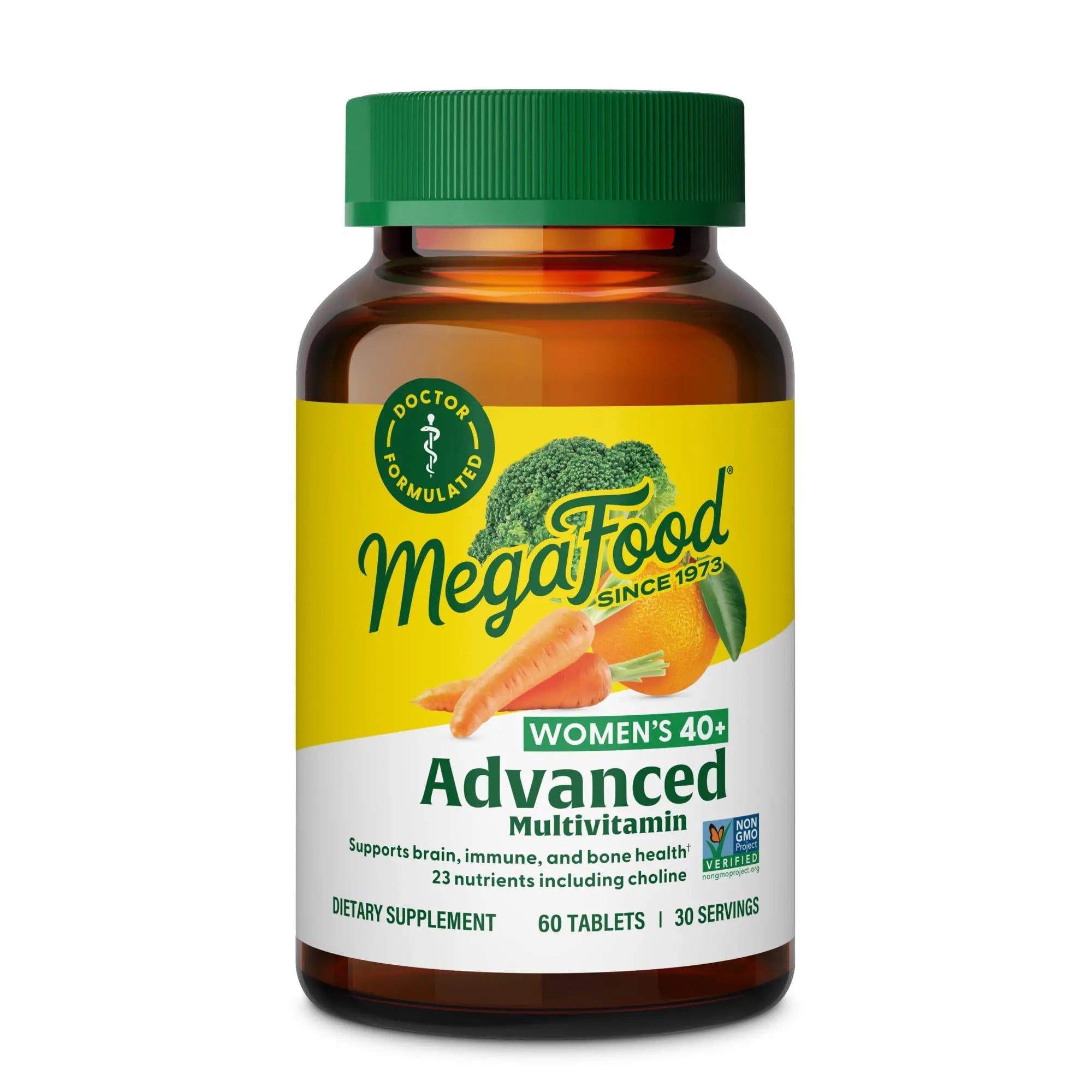 MegaFood Women's 40+ Multivitamin - Multivitamin Supplement for Women with Iron, Vitamins C, B12, K2, A, B6, Choline, and more MegaFood buy supplements canada