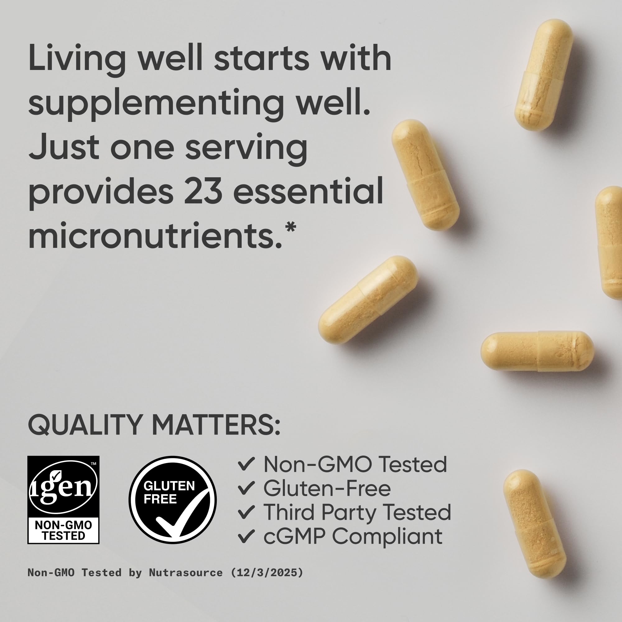 Sports Research® Multivitamin – Advanced Formula - 23 Essential Vitamins & Minerals with CoQ10 & Iodine - Daily Nutrient Support*- Non-GMO Tested & Gluten-Free -60 Veggie Capsules Sports Research buy supplements canada