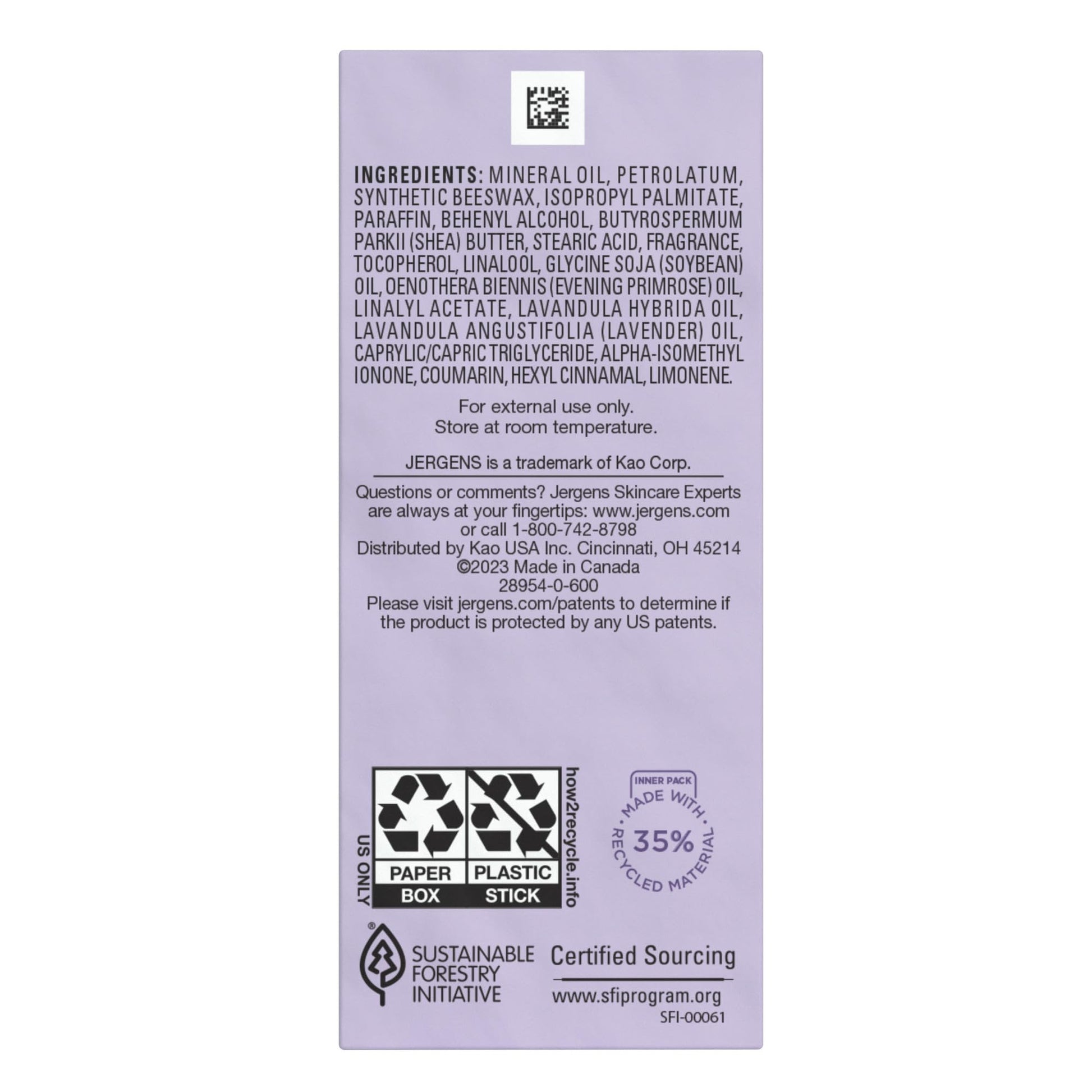 Jergens Sleep Stick Restful Blend Essential Oil Balm, Aromatherapy Jergens buy supplements canada
