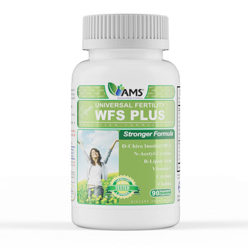 America Medic & Science WFS Plus Fertility Supplements for Women (90 Capsules) Supports Ovulatory Health | Natural Preconception Vitamins, Reproductive Aid, with D-Chiro Inositol, DHA |15-Day Supply. America Medic & Science buy supplements canada