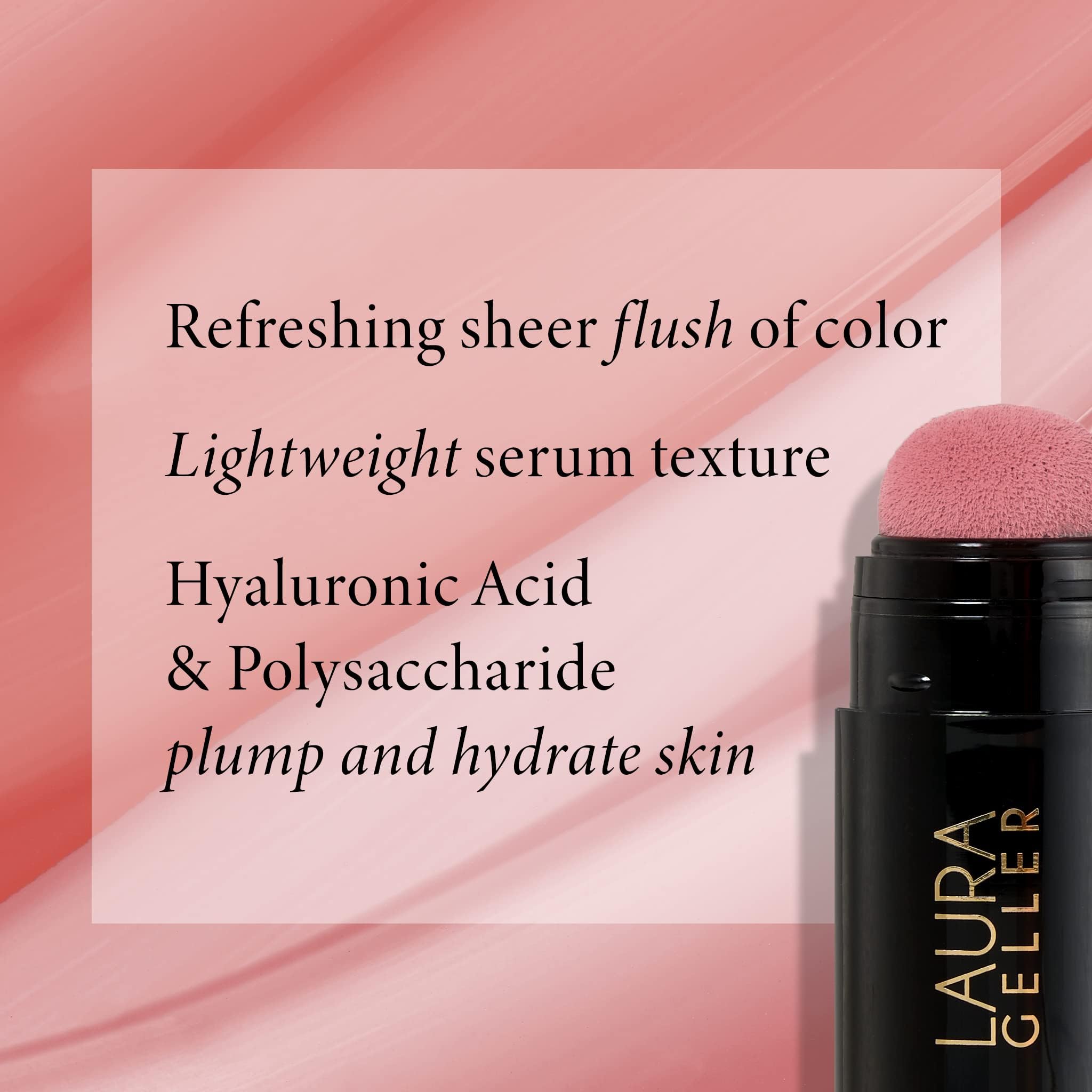 LAURA GELLER NEW YORK Serum Blush Tint, Lightweight Liquid Blush for Cheeks, Weightless Watercolor Sheer Finish, Practical Pink LAURA GELLER NEW YORK buy supplements canada