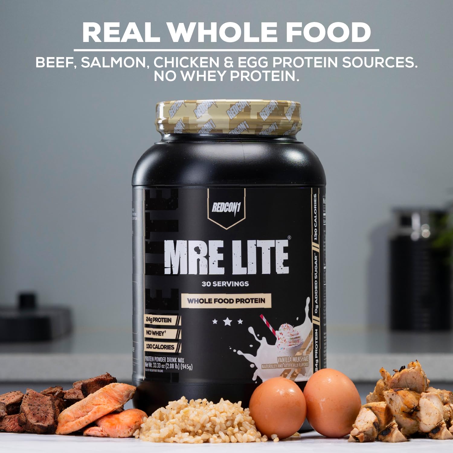 REDCON1 MRE Lite Whole Food Protein Powder, Oatmeal Chocolate Chip - Low Carb REDCON1 buy supplements canada