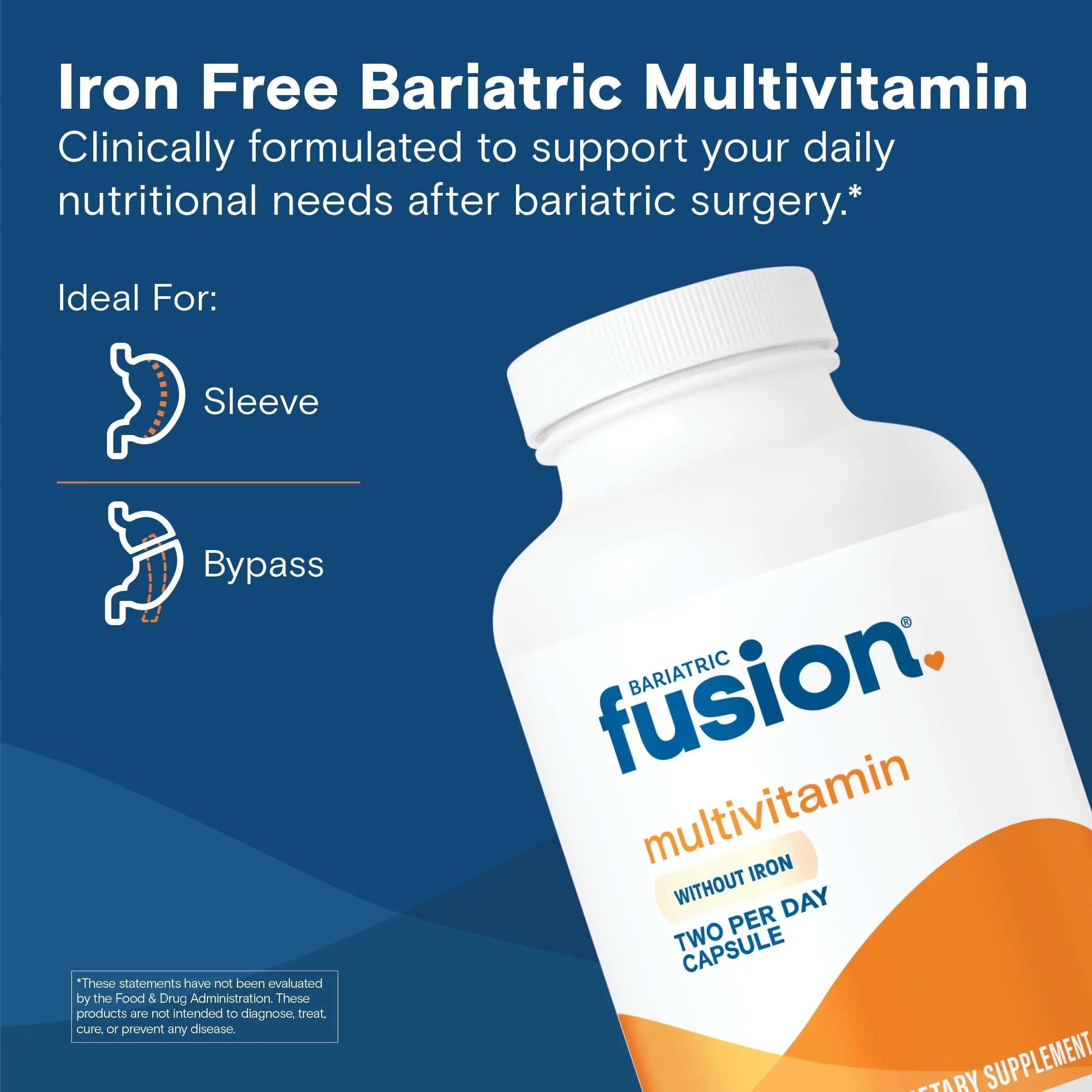 Bariatric Fusion Bariatric Multivitamin Without Iron | Post Bariatric Surgery Patients | Iron Free Bariatric Vitamin Bariatric Fusion buy supplements canada
