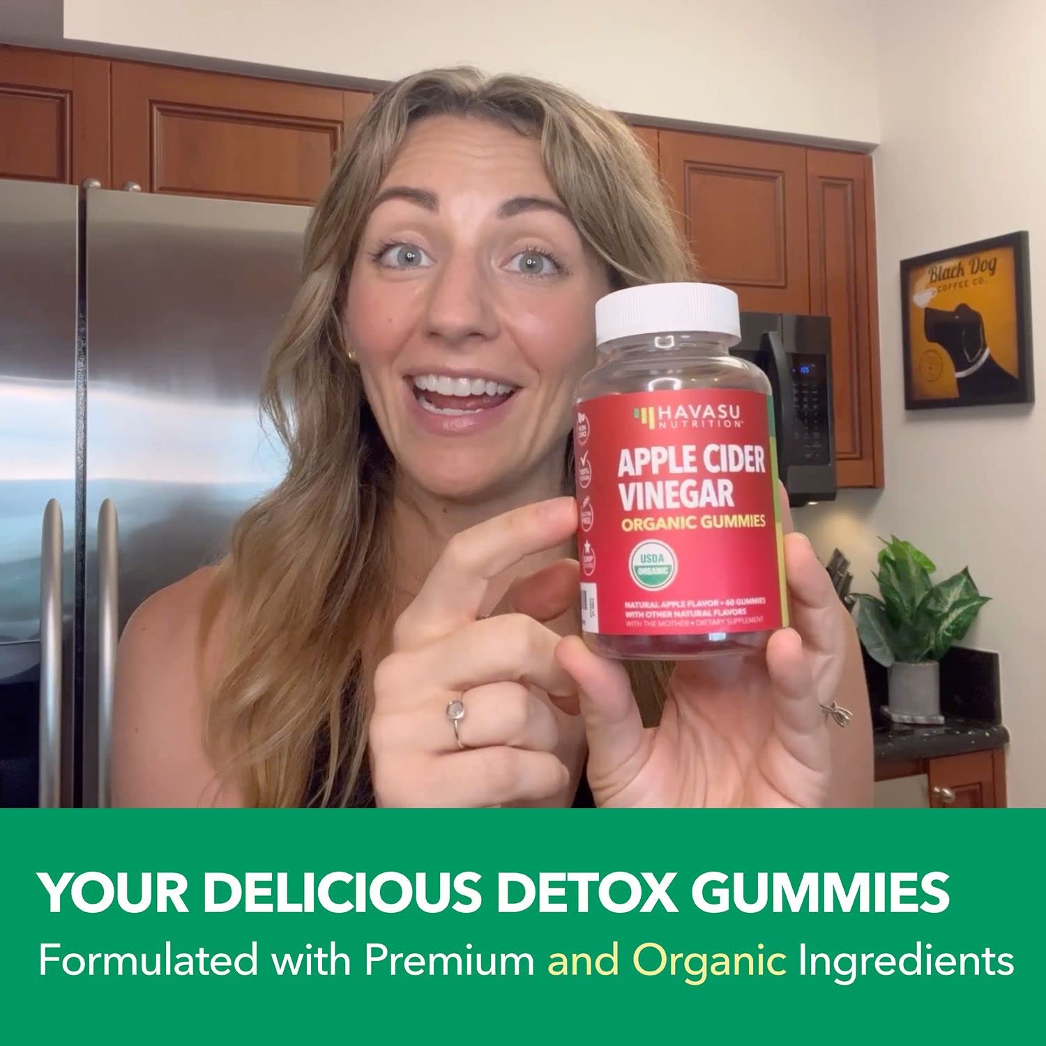 Organic Apple Cider Vinegar Gummies Detox | The Mother Enzyme | ACV Gummy HAVASU NUTRITION buy supplements canada