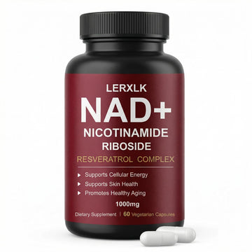 LERXLK NAD+ Supplement 1000mg – Liposomal Nicotinamide Riboside with Resveratrol, Advanced Cellular Energy & Healthy Aging Support, 60 Vegetarian Capsules LERXLK buy supplements canada