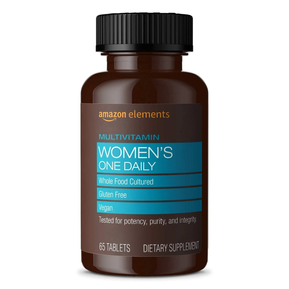 Amazon Elements Women’s One Daily Multivitamin, 59% Whole Food Cultured, Vegan, 65 Tablets, 2 month supply Amazon Elements buy supplements canada