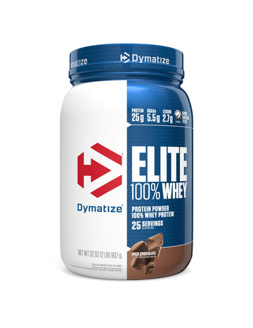 Dymatize Elite 100% Whey Protein Powder, 25g Protein, 5.5g BCAAs & 2.7g L-Leucine Dymatize buy supplements canada