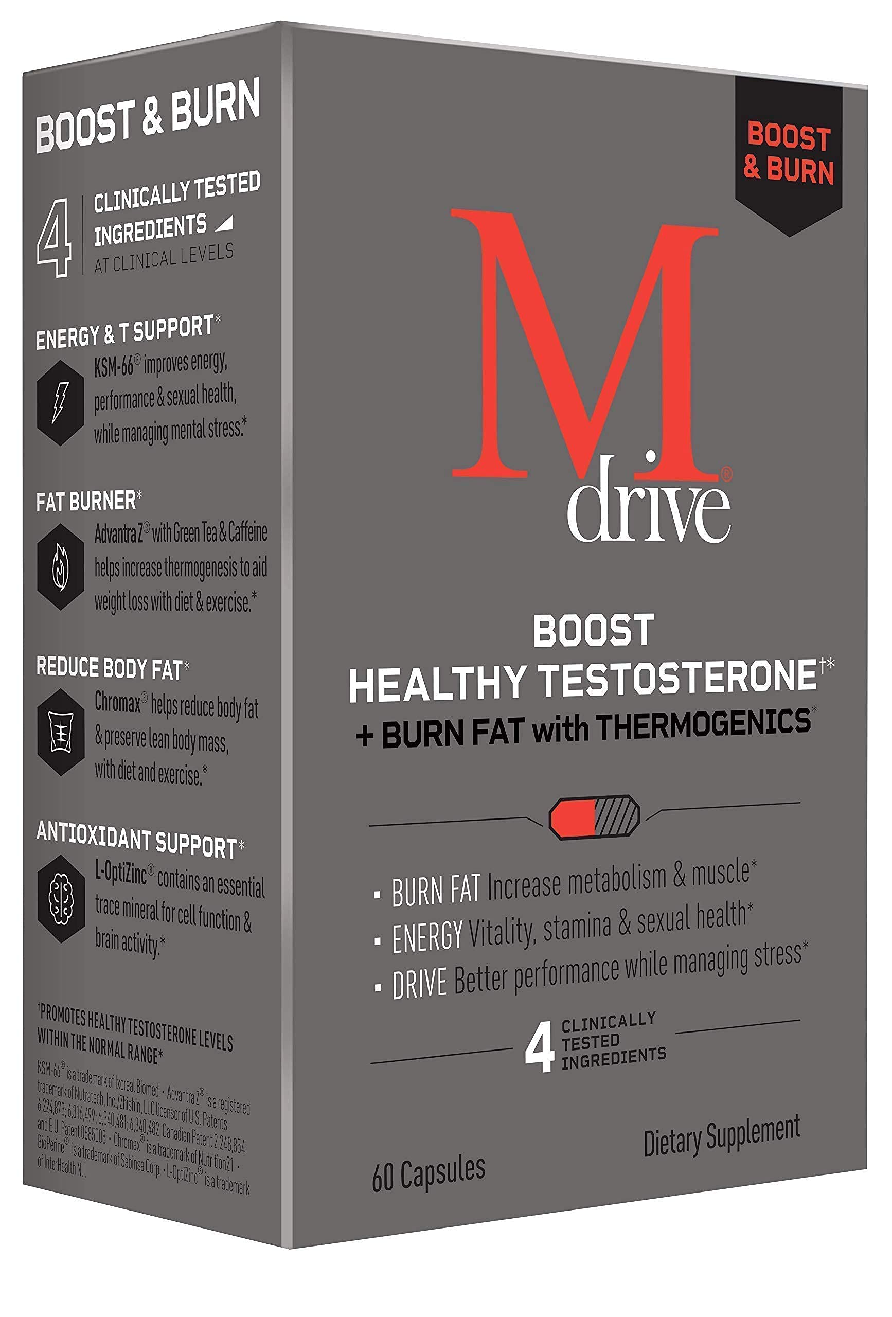 Mdrive Boost & Burn for Men Start Everyday Nutrition & Protein Powder - Natural Energy Mdrive buy supplements canada