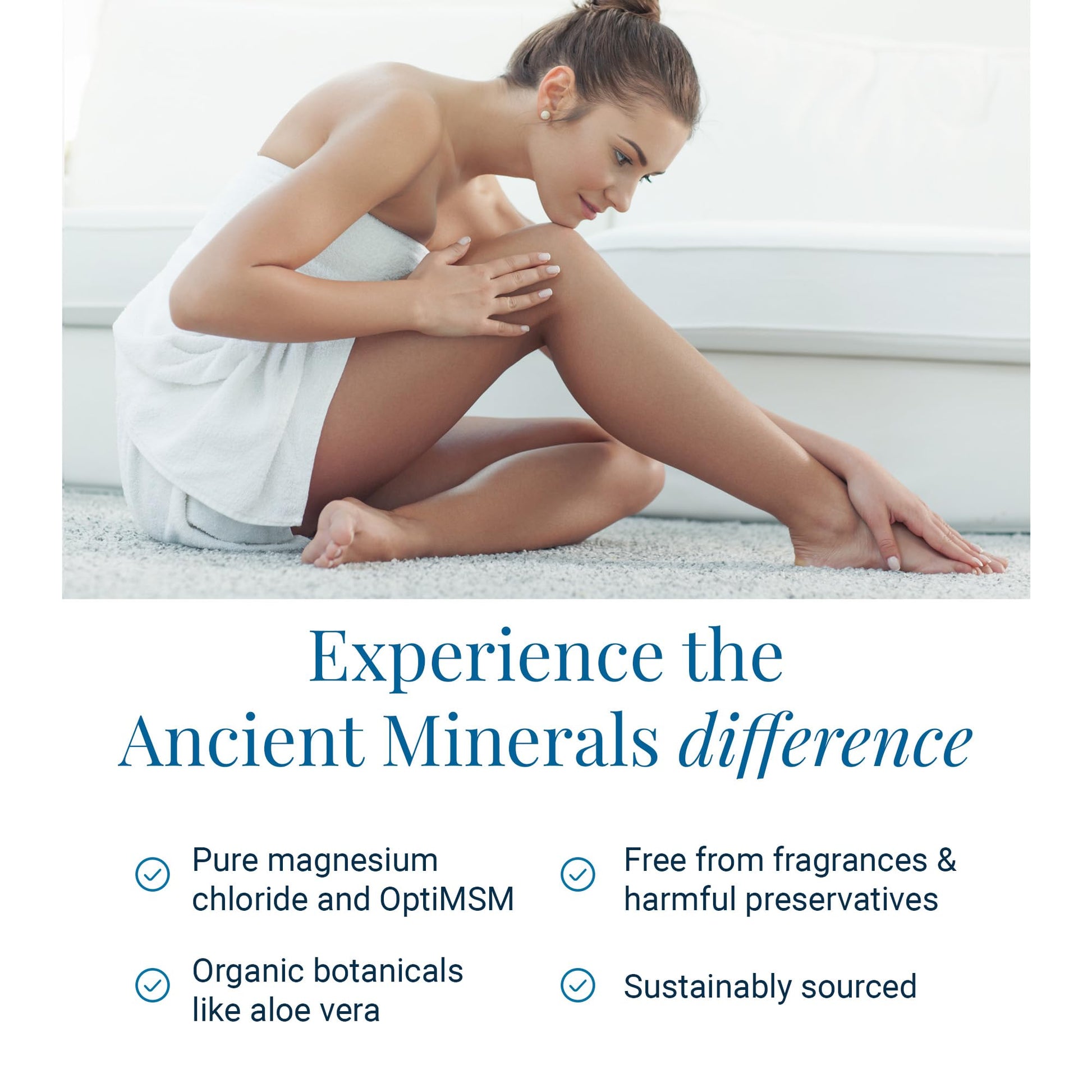 Ancient Minerals Magnesium Gel Ultra with OptiMSM and Aloe Vera - Topical Magnesium Gel Formula with MSM Best Used for Massage and Topical Application (8oz) Aus Healthcare buy supplements canada
