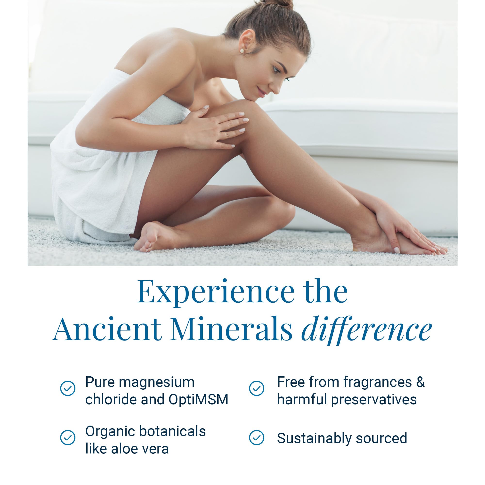Ancient Minerals Magnesium Gel Ultra with OptiMSM and Aloe Vera - Topical Magnesium Gel Formula with MSM Best Used for Massage and Topical Application (8oz) Aus Healthcare buy supplements canada