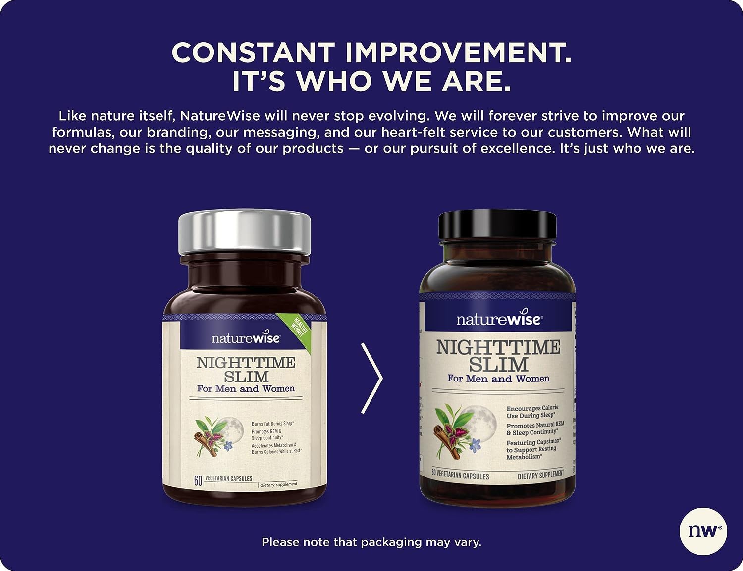 NatureWise Nighttime Slim with Capsimax - Natural Thermogenic Green Coffee Bean & Forskolin NatureWise buy supplements canada