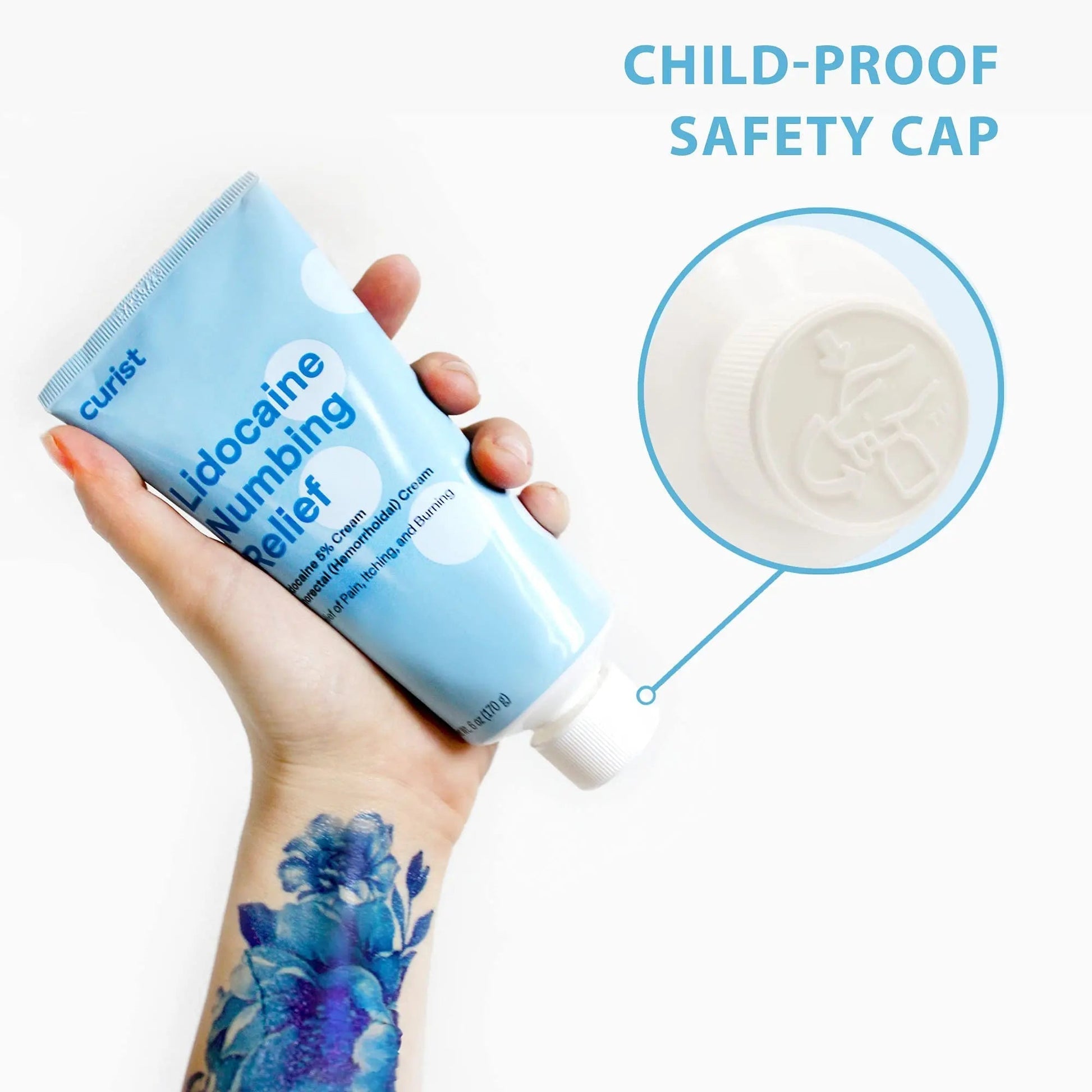 Curist 5% Lidocaine Numbing Cream - 6 oz (170 g) XL Tube - Soothing Numbing Cream for Temporary Discomfort, Itching, and Burning from Hemorrhoids Lidocaine 5% (1 Pack - 6 oz Tube) Curist buy supplements canada