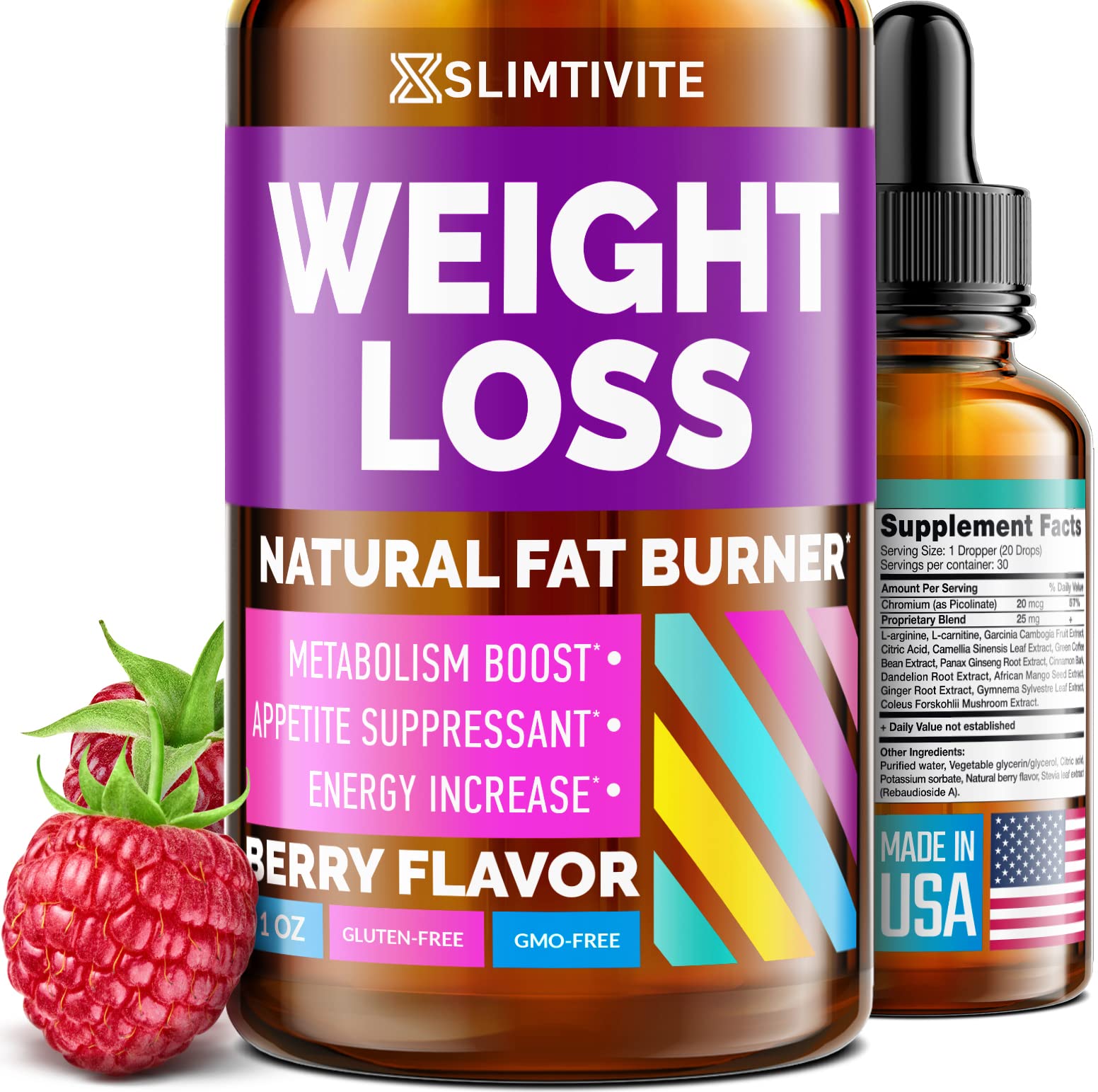 Slimtivite Weight Loss Drops - Diet Fat Effective Appetite Suppressant & Metabolism A.Vogel buy supplements canada