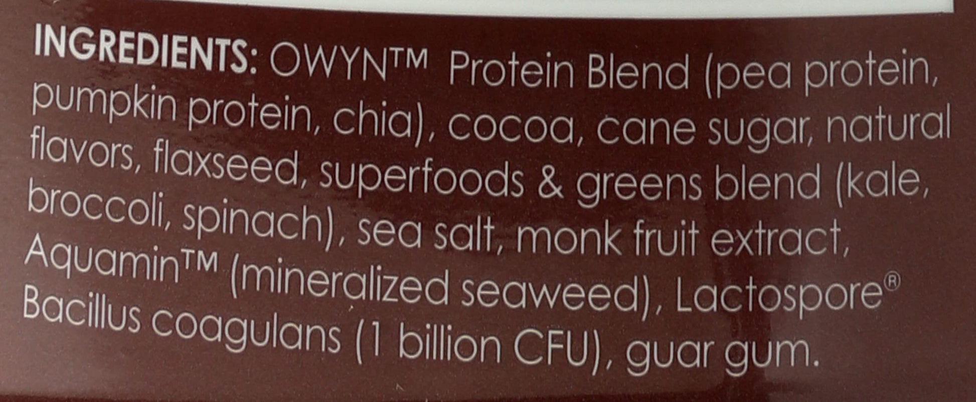 OWYN Only What You Need Plant-Based Protein Powder, Dark Chocolate, 1.17 lbs OWYN Only What You Need buy supplements canada
