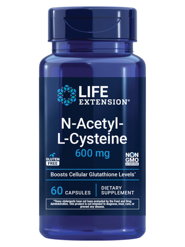 Life Extension N-Acetyl-L-Cysteine (NAC), Immune, Respiratory, Liver Health, NAC 600 mg, Potent antioxidant Support Life Extension buy supplements canada