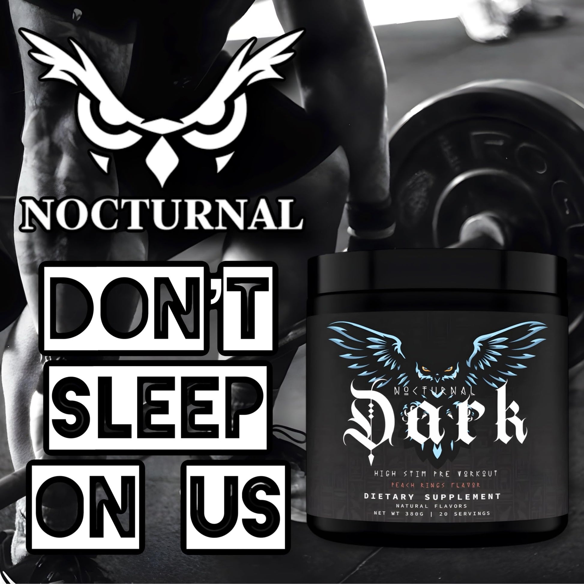 Nocturnal Labz Dark High Stim Pre Workout Powder | Potent Pre-workout Formula for Men Nocturnal buy supplements canada