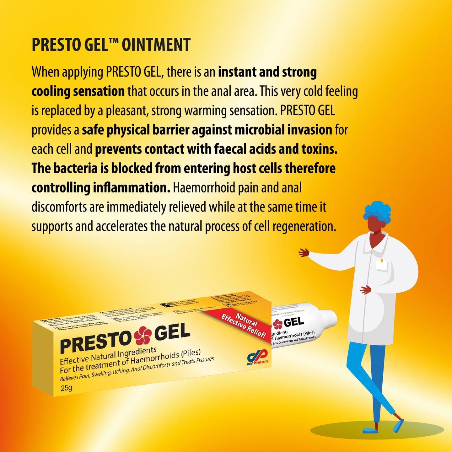 DR. SCHAVIT Presto Gel for Internal and External Hemorrhoids (Piles). A Natural Hemorrhoid Treatment Hemorrhoid Cream. Immediate Relief 25gr DR. SCHAVIT buy supplements canada