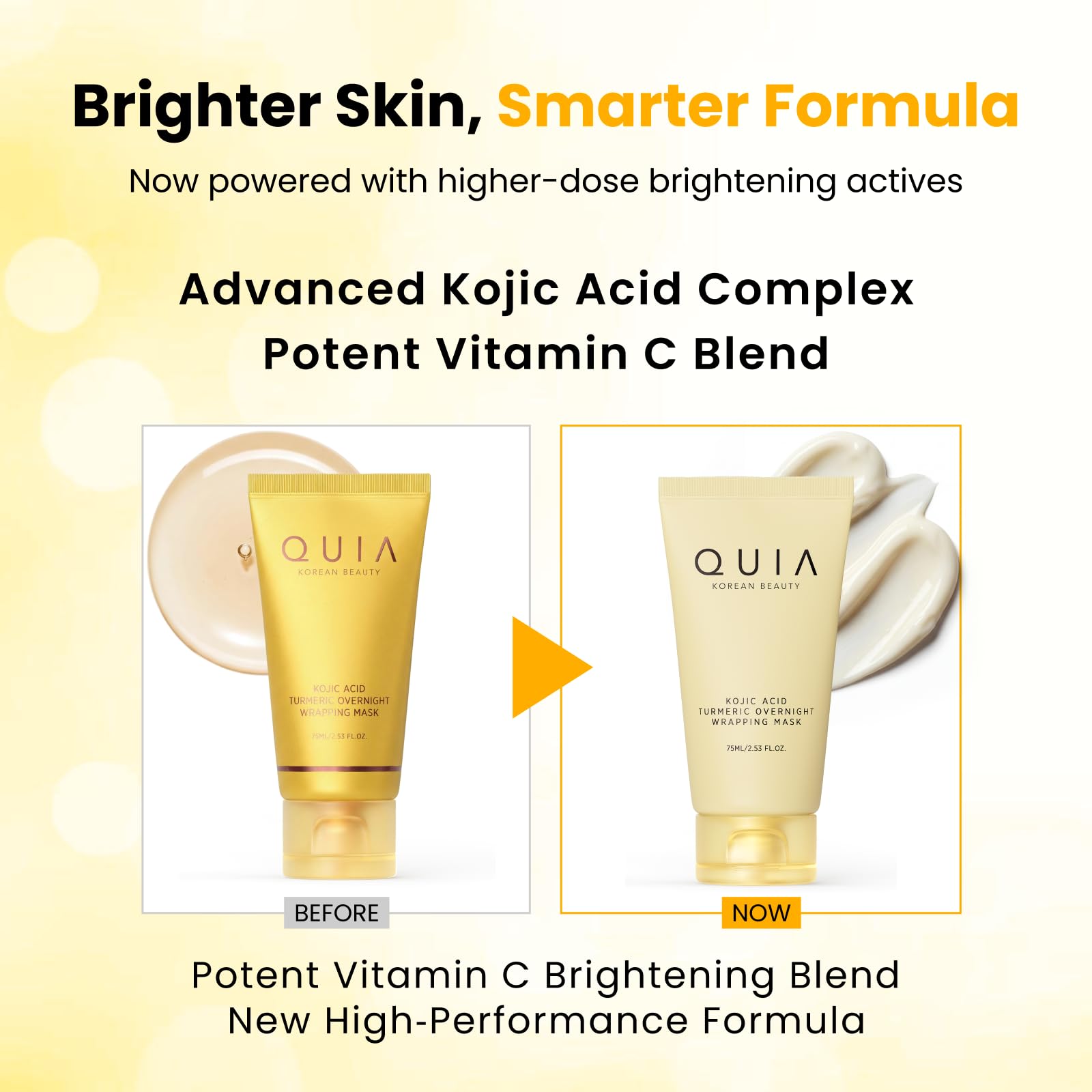 QUIA Turmeric + Kojic Acid Overnight Wrapping Mask – Hydration Mask for Glowing Skin QUIA Beauty buy supplements canada