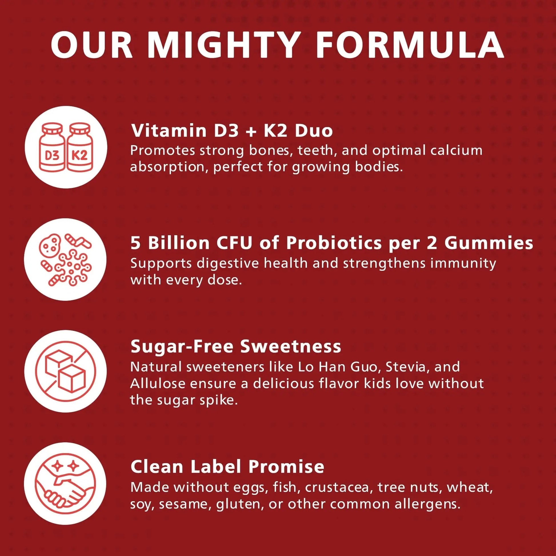 KEN Vitamin D3 K2 with Probiotic for Kids, Sugar-Free Gummies for Calcium Absorption, Bone Support, 5 Billion CFU Probiotics for Gut Balance and Immune Function KEN buy supplements canada