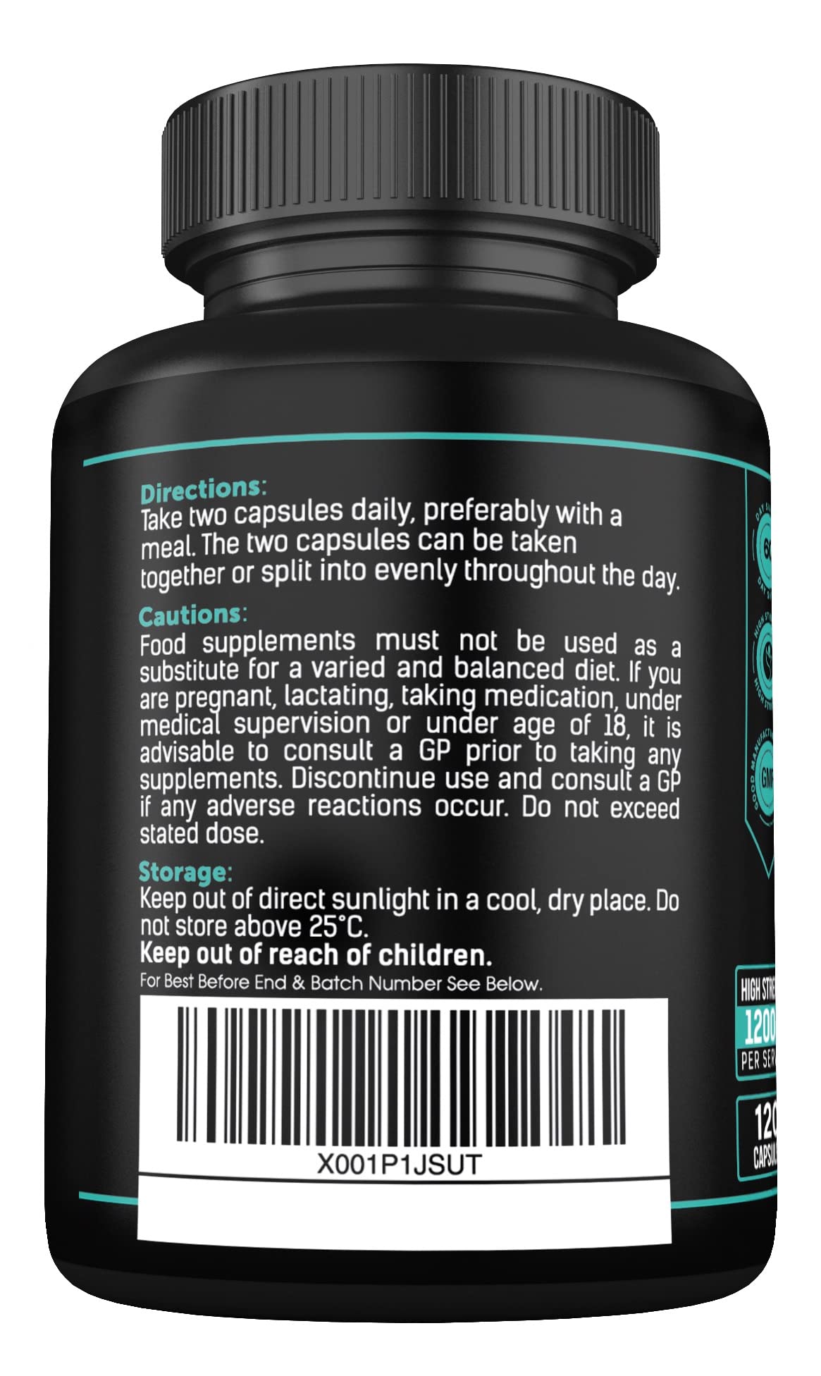 Magnesium Glycinate Supplements & Vitamin B6 - 120 High Strength Capsules SS Sport Supplies buy supplements canada