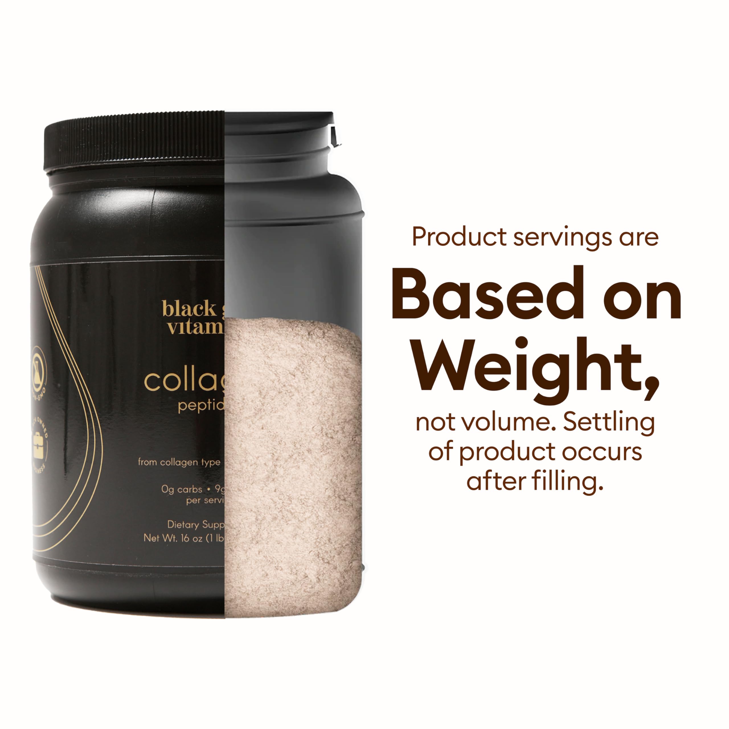 Black Girl Vitamins | Collagen Peptides Powder - Collagen for Skin, Hair & Nails - Unflavored Hydrolyzed Collagen Powder, Dairy-Free Black Girl Vitamins buy supplements canada
