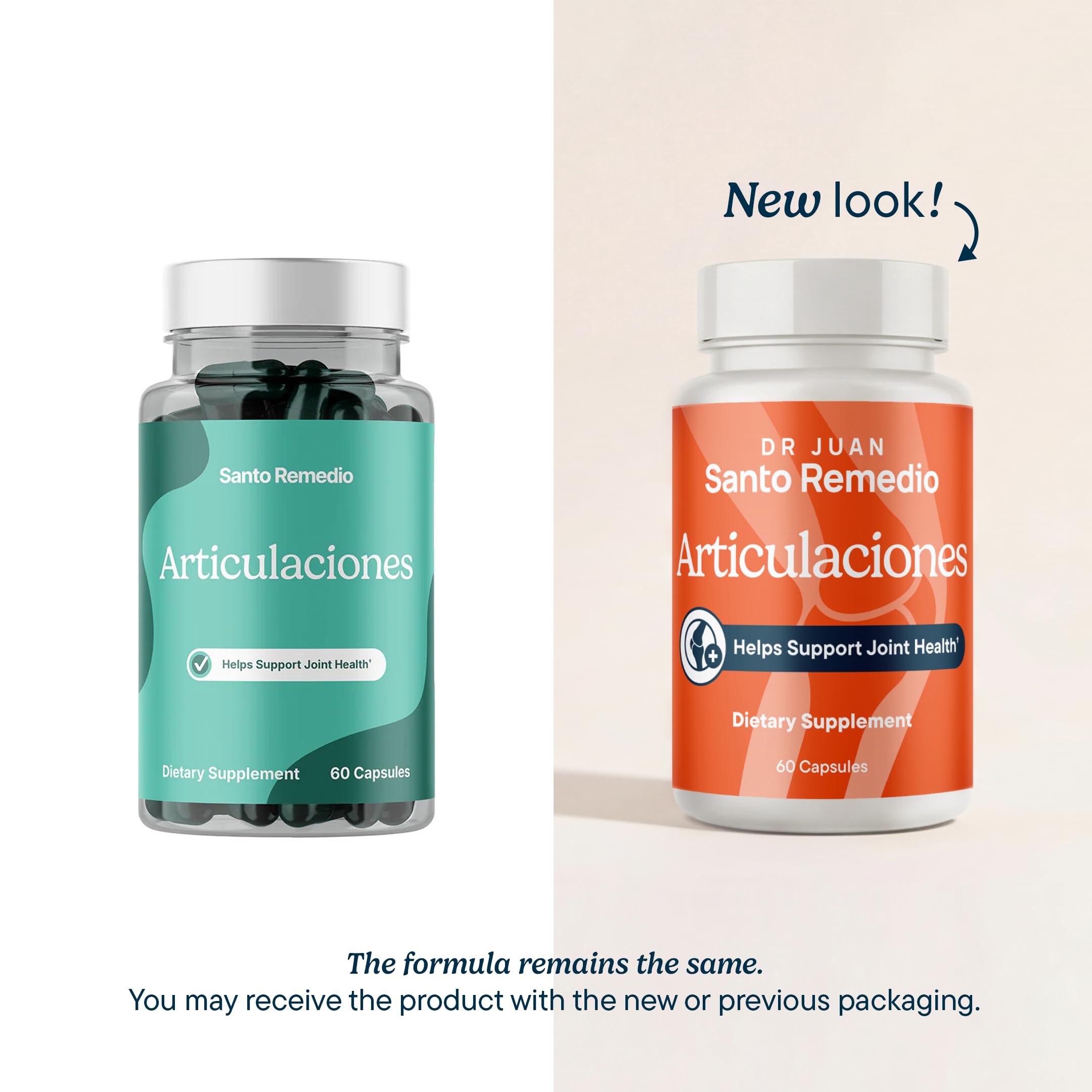 Santo Remedio Articulaciones, Joint Health Support, Promotes Joint Comfort and Function, Contains Clinically Proven Ingredients, TamaFlex™, 60 Servings Santo Remedio buy supplements canada