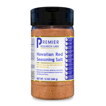 Premier Research Labs Hawaiian Red Seasoning Salt- Pink Salt, Red Hawaiian Salt, Hawaiian Red Alaea Sea Salt for Cooking, Multivitamin for Kids, Enriched with Plant-Derived Vitamins & Minerals- 12 oz Premier Research Labs buy supplements canada