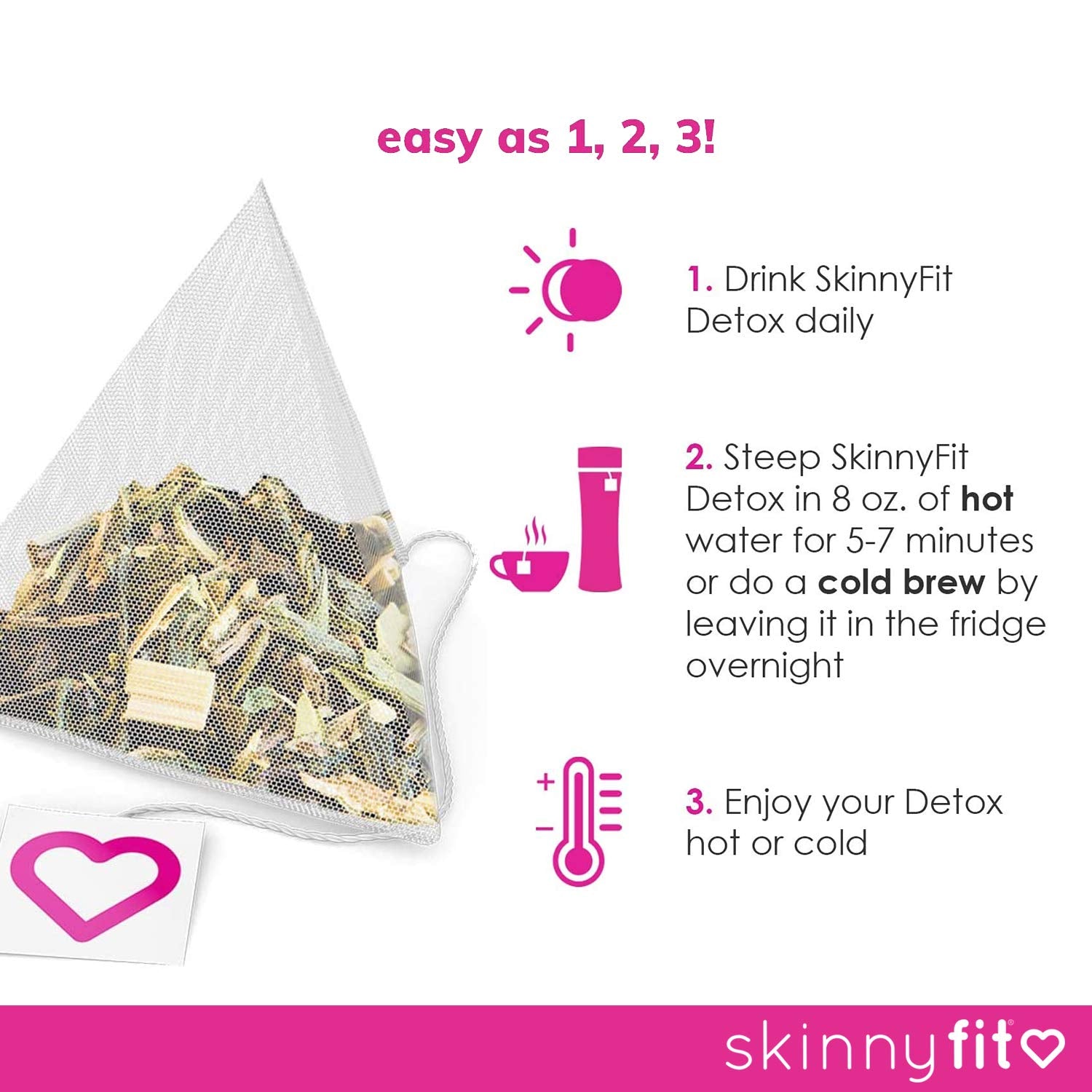 SkinnyFit Detox Tea: All-Natural, Laxative-Free, Supports A Healthy Weight SkinnyFit buy supplements canada