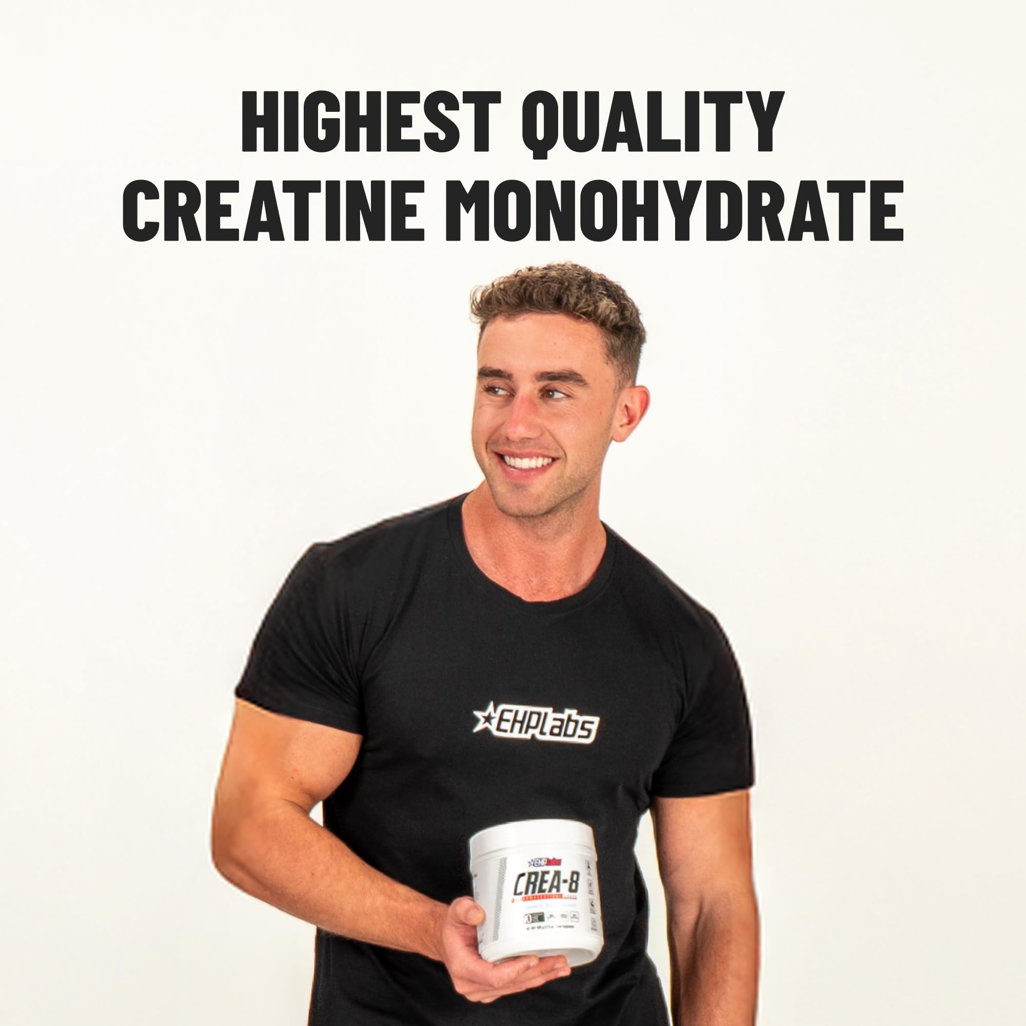 EHP Labs CREA-8 Micronized Creatine Monohydrate Powder - Unflavored Creatine Powder for Muscle Growth, Increased Strength, Enhanced Energy Output EHP Labs buy supplements canada
