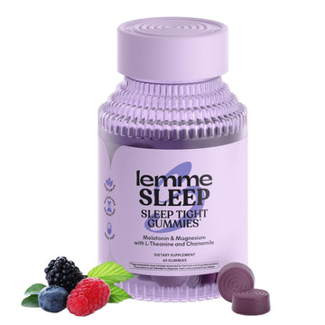 Lemme Sleep Gummies with 5mg Melatonin, Elderberry, Magnesium, L-Theanine, Chamomile and Lavender, Drug-Free Nighttime Sleep Aid, Lemme buy supplements canada