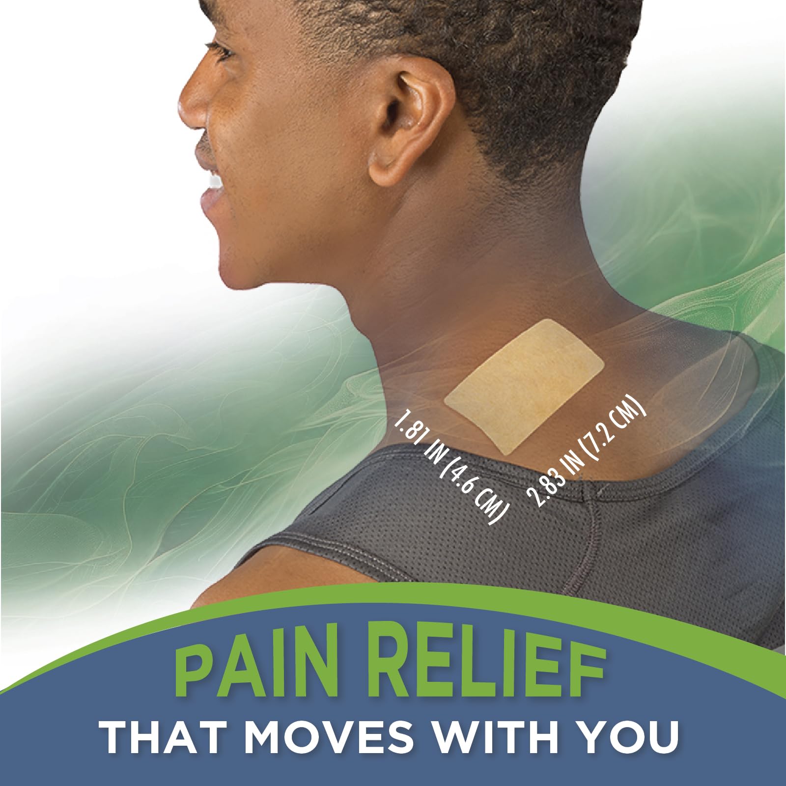 TheraCare Targeted Pain Relief Medicated Patch | Neck, Shoulder, Small Areas | 20-Count | 2.83” x 1.81” | Topical Analgesic | Camphor, Menthol, Methyl Salicylate | Gentle Adhesive Thera Care buy supplements canada