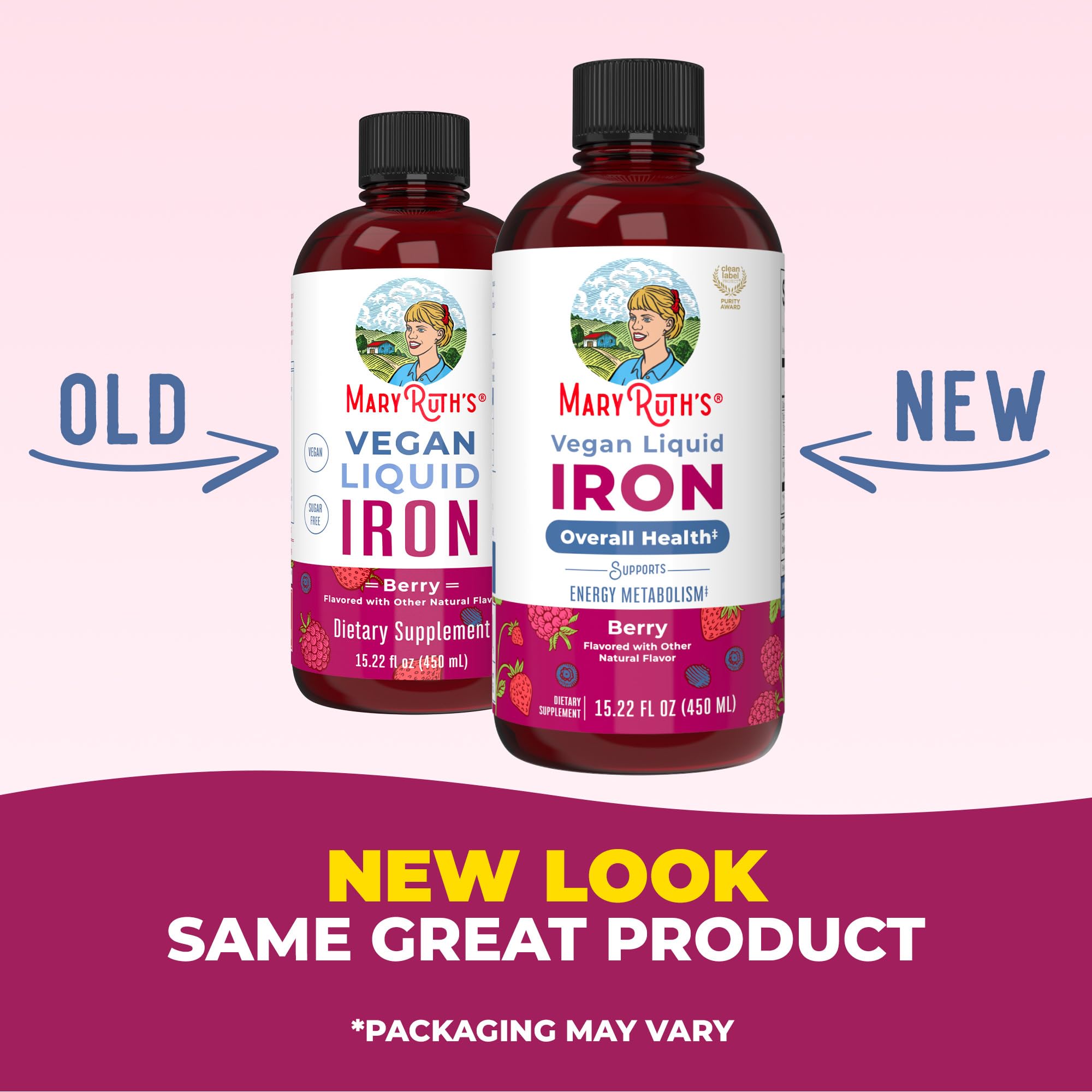 Iron Supplement for Women Men & Kids | Liquid Iron Supplement for Women Men & Kids | Iron for Healthy Blood & Oxygen | Ages 4 & Up | Sugar Free | Vegan | Non-GMO | Gluten Free | 15.22 Fl Oz MARYRUTH'S buy supplements canada