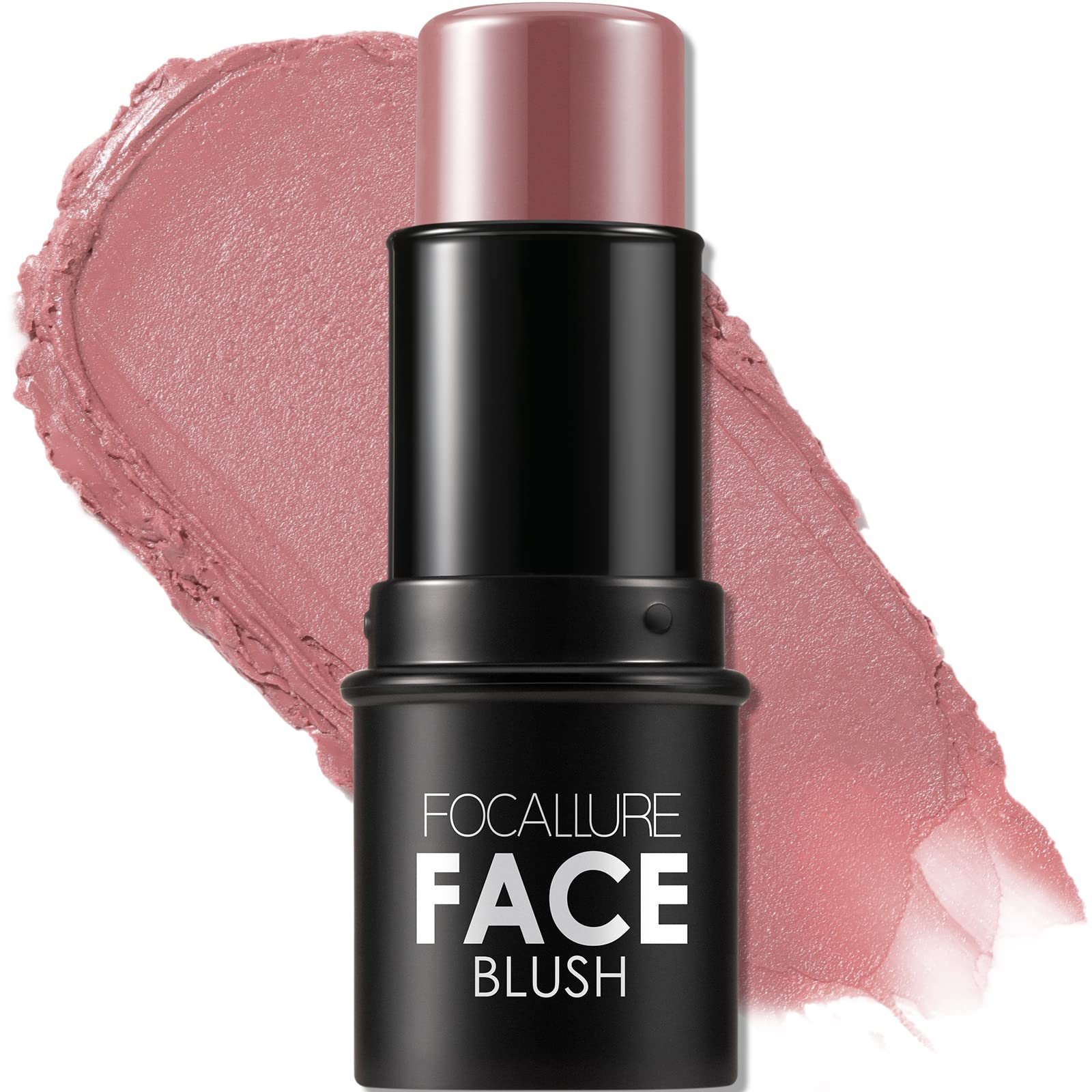 FOCALLURE Cream Blush Makeup,Buildable Blush Stick for Cheeks,Matte and Dewy Finish,Long Wearing,Easy Application,Lightweight Multi Stick,ROSE FLUSH FOCALLURE buy supplements canada