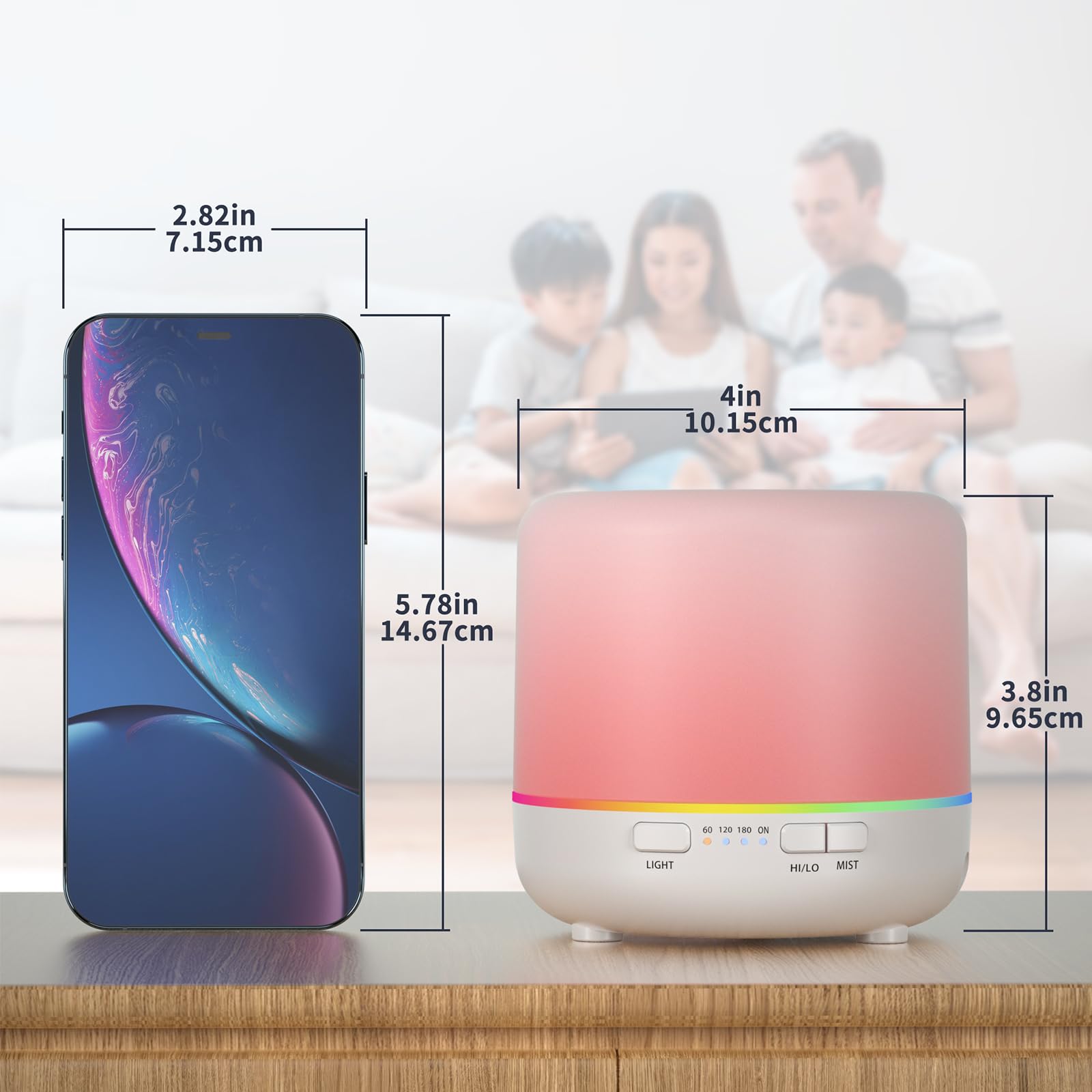Otheya Scent Essential Oil Diffuser 2 Pack 200 ML Ultrasonic Cool Mist Humidifiers and Aroma Diffuser Otheya buy supplements canada