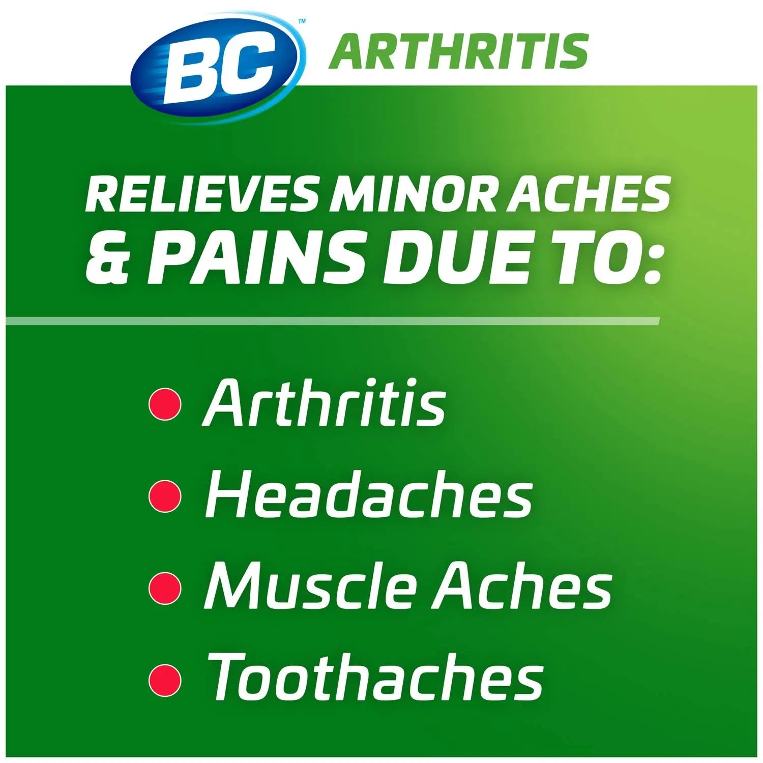 BC Powder Arthritis Pain Reliever, Aspirin Dissolve Packs, 50 Count Powder Packets BC buy supplements canada