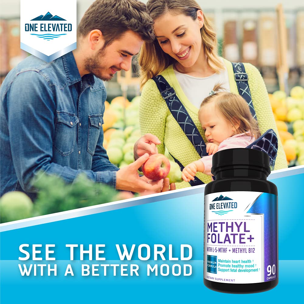 Double Strength & Most Bioactive Methyl Folate! Uniquely Formulated with Highest Pharmaceutical Grade Methylcobalamin (B12), Niacin, B1, B2 B6. One Elevated buy supplements canada