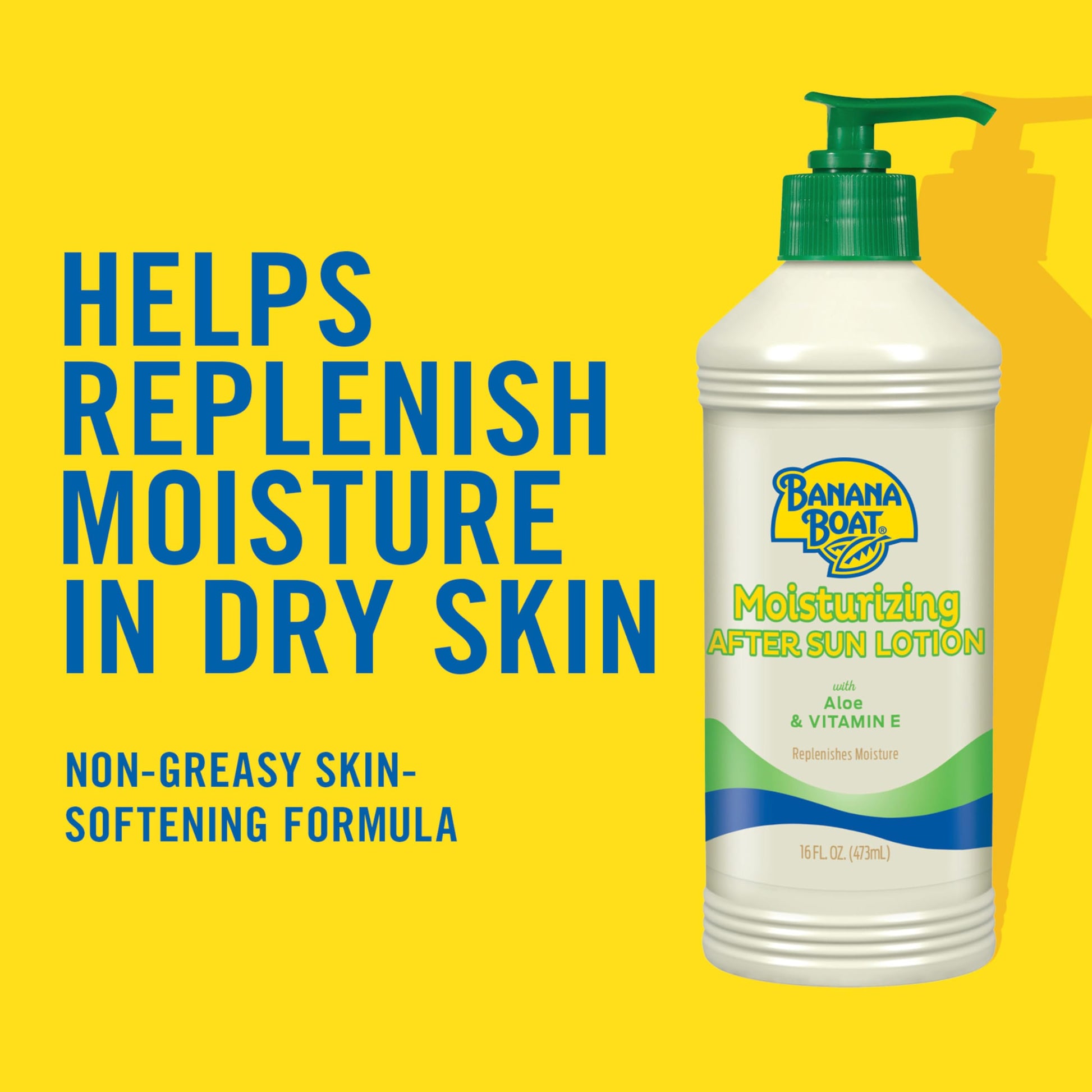 Banana Boat Moisturizing After Sun Lotion with Aloe and Vitamin E, 16Fl Oz, After Sun Care, Banana Boat After Sun Lotion, Sunburn Relief, 16Fl Oz Banana Boat buy supplements canada