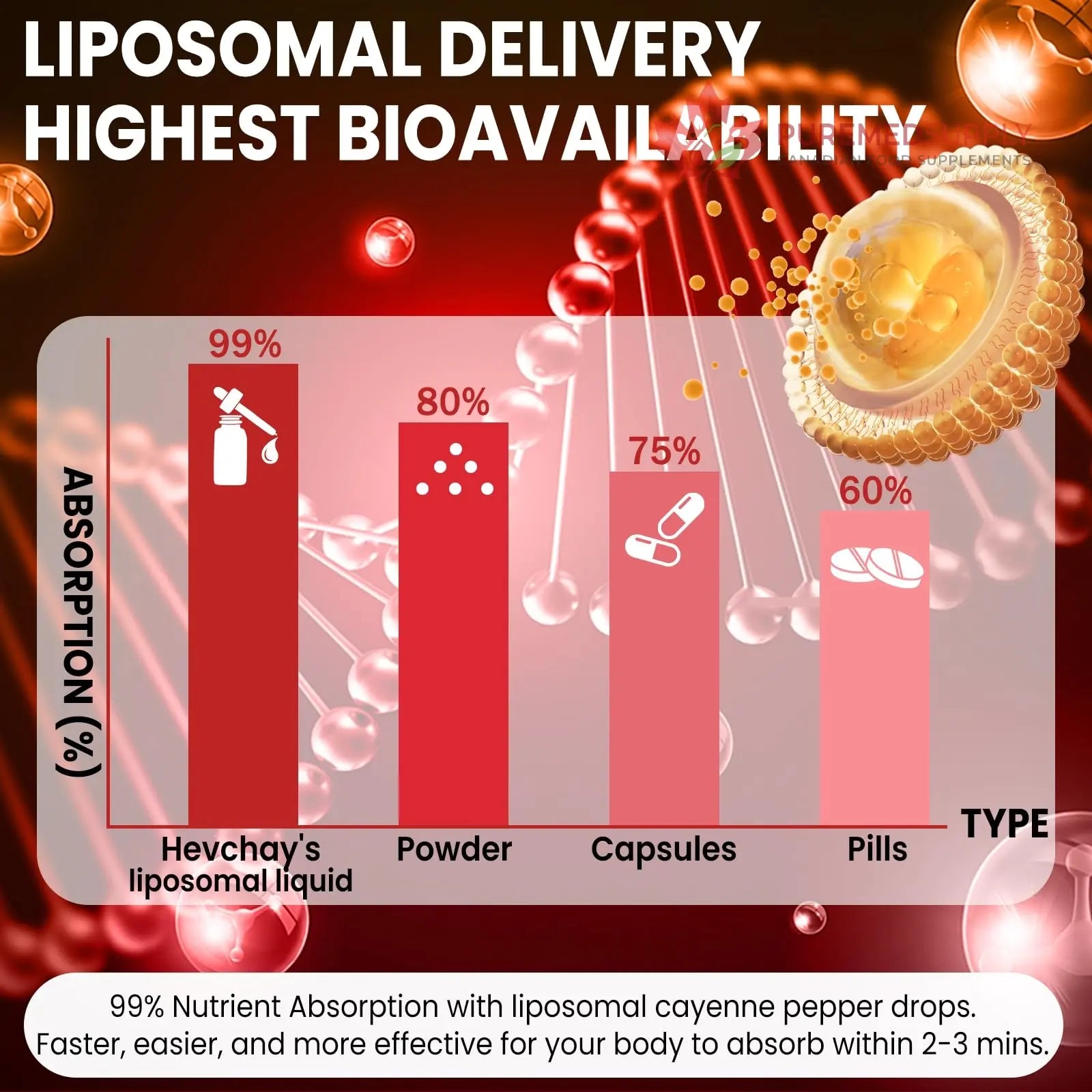 Cayenne Pepper Drops Liposomal Supplement Liquid + Hawthorn Berry, Vitamin D3 K2 Beet Root Powder, Ceylon Cinnamon, CoQ10, Turmeric Curcumin, Cayenne Pepper Extract - 2oz HevChay buy supplements canada
