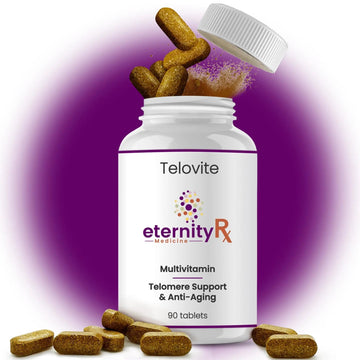 Telovite Daily Multivitamin for Men & Women – Telomere & Cellular Health Support – High Potency Vitamins A, D, E, C, B-Complex Eternity Medicine Rx buy supplements canada