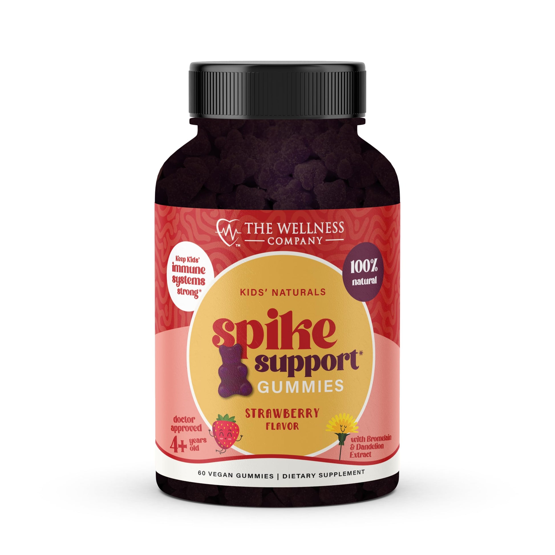 Kids Naturals Spike Support Gummies – Year-Round Wellness with Vitamin C, D & Zinc | 60ct (1 Month Supply) The Wellness Company buy supplements canada