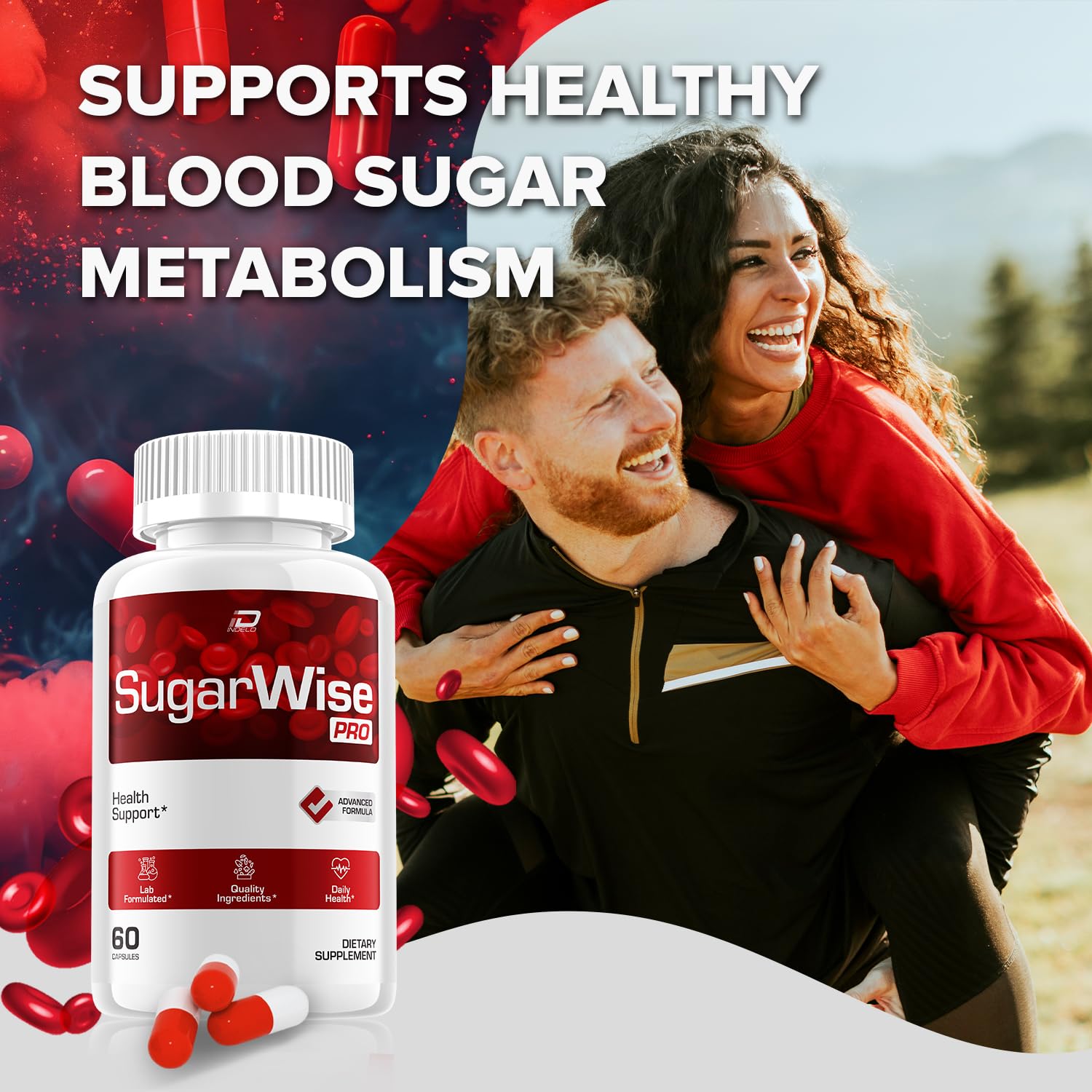 SugarWise Capsules – SugarWise Pro Natural Blend Daily Health Vitamins Supplement (5 Pack - 300 Capsules) Indelo buy supplements canada