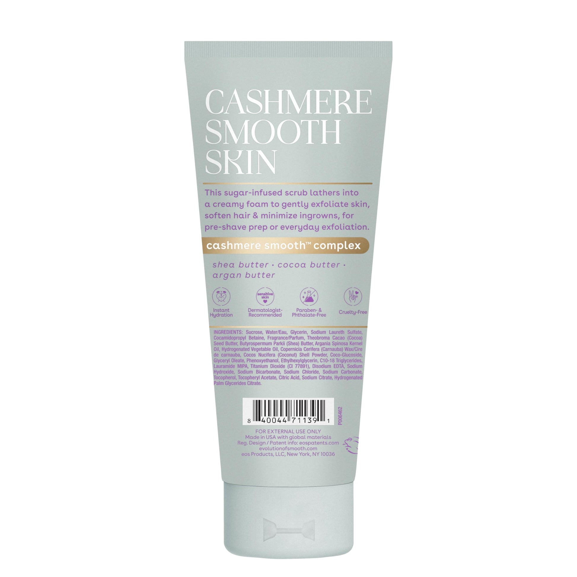 eos Cashmere Skin Collection Pre-Shave Scrub- Vanilla Cashmere, Exfoliating Body Scrub, Vanilla Body Scrub, Hydrating, Shea Sugar, 7 fl oz eos buy supplements canada