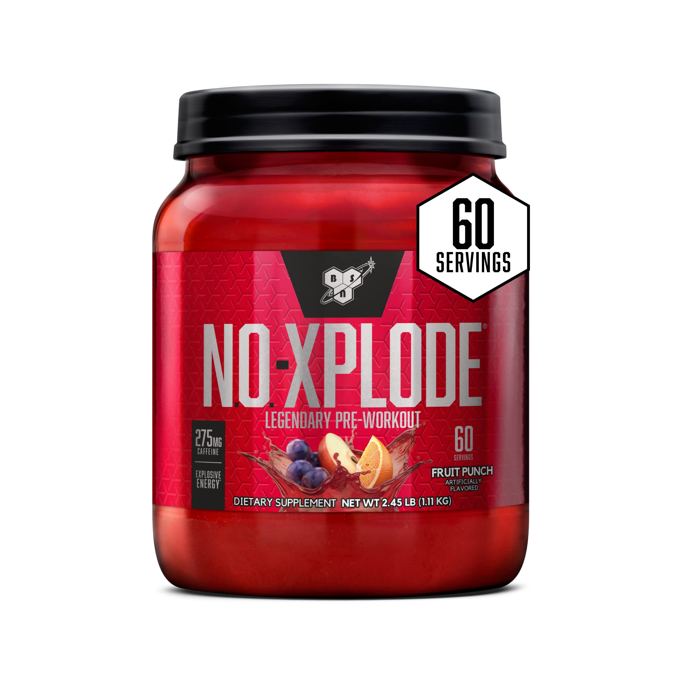 BSN N.O.-XPLODE Pre Workout Supplement with Creatine, Beta-Alanine, and Energy BSN buy supplements canada