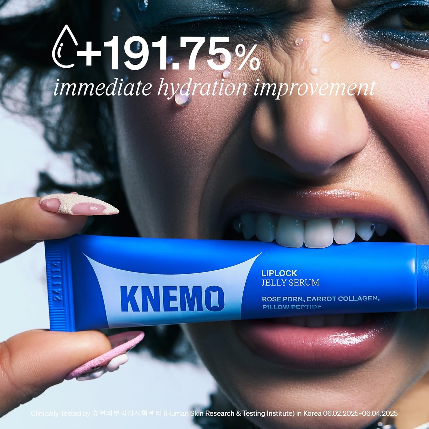 KNEMO LipLock Jelly Serum for Dry Lips, Long-Lasting, Hydrating, Plumping, Glossy Mask with Rose PDRN, Carrot Collagen, Pillow Peptide, Moisturizing Tinted Lip Balm. (Crystal Clear) KNEMO buy supplements canada
