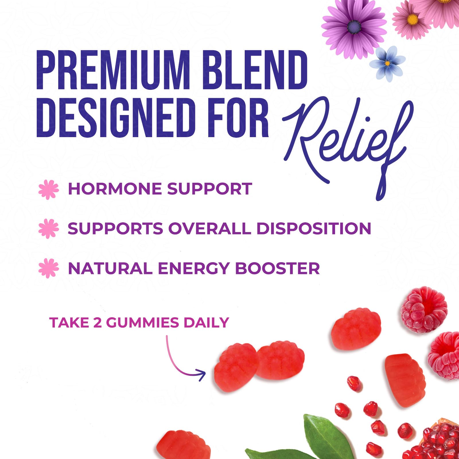 Menopause Supplement for Women - Complete Multi-Benefit Menopause Relief Gummy for Mild Hot Flashes & Night Sweats, Natural Balance & Energy Support, Menopausal Vitamins, Gluten Free - 60 Gummies Nature's Glow buy supplements canada