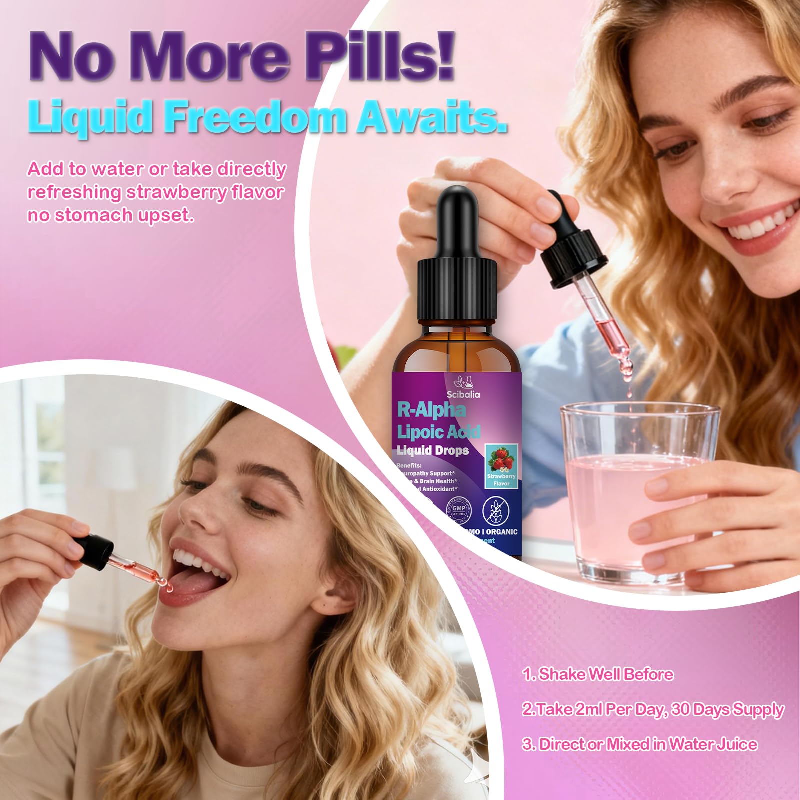 R Alpha Lipoic Acid 600mg Liquid Drops for Neuropathy, Advanced 11-in-1 Stabilized R-ALA Supplement w. Benfotiamine Acetyl L-Carnitine Vitamin C E for Antioxidant Nerve Brain Energy Health Non GMO Scibalia buy supplements canada