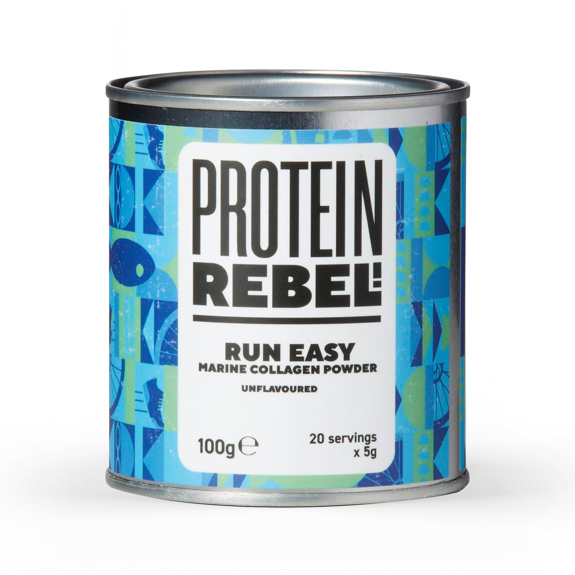 Protein Rebel - Run Easy Marine Collagen Powder for Running, Joint Support - Unflavoured Powder Collagen Protein Rebel buy supplements canada