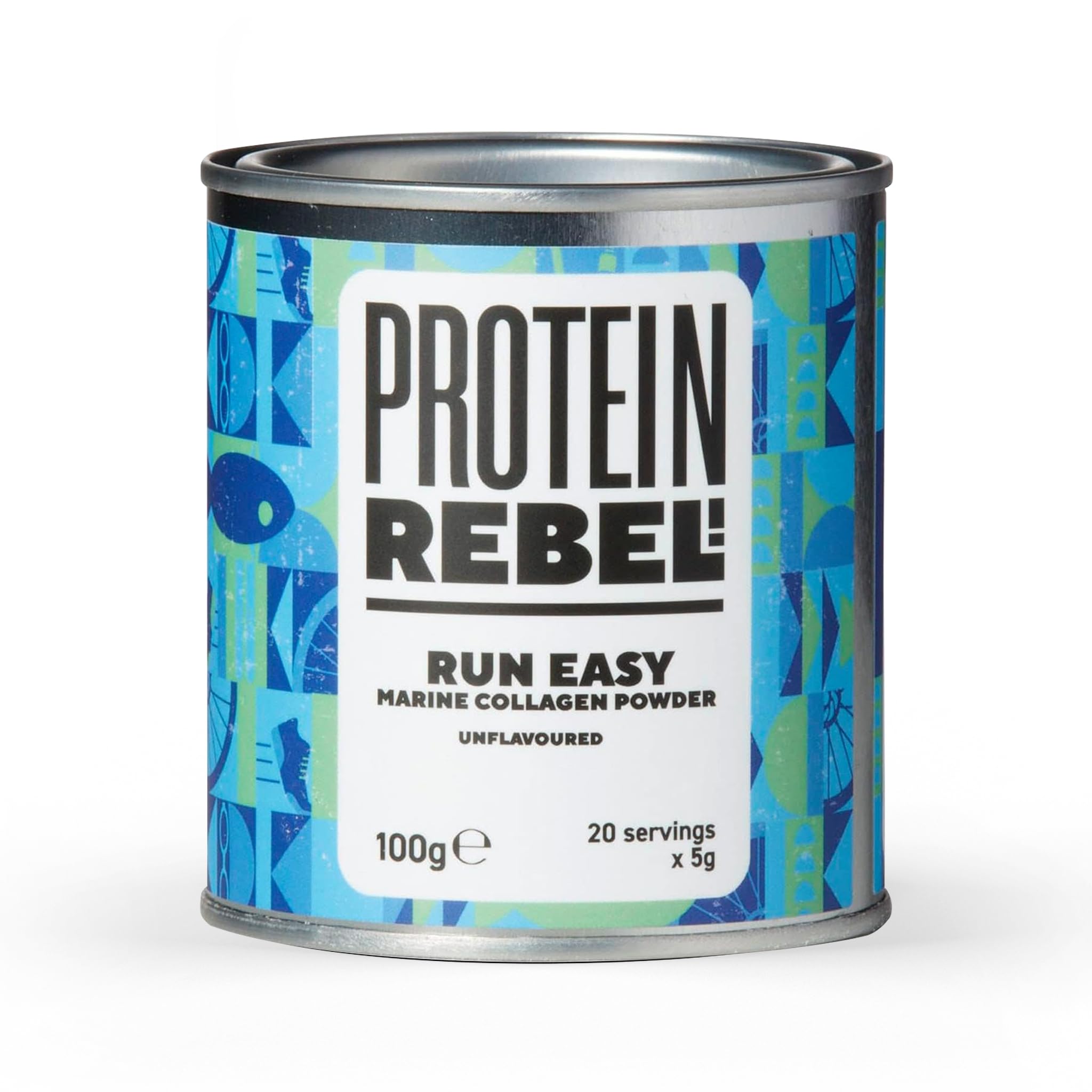 Protein Rebel - Run Easy Marine Collagen Powder for Running, Joint Support - Unflavoured Powder Collagen Protein Rebel buy supplements canada