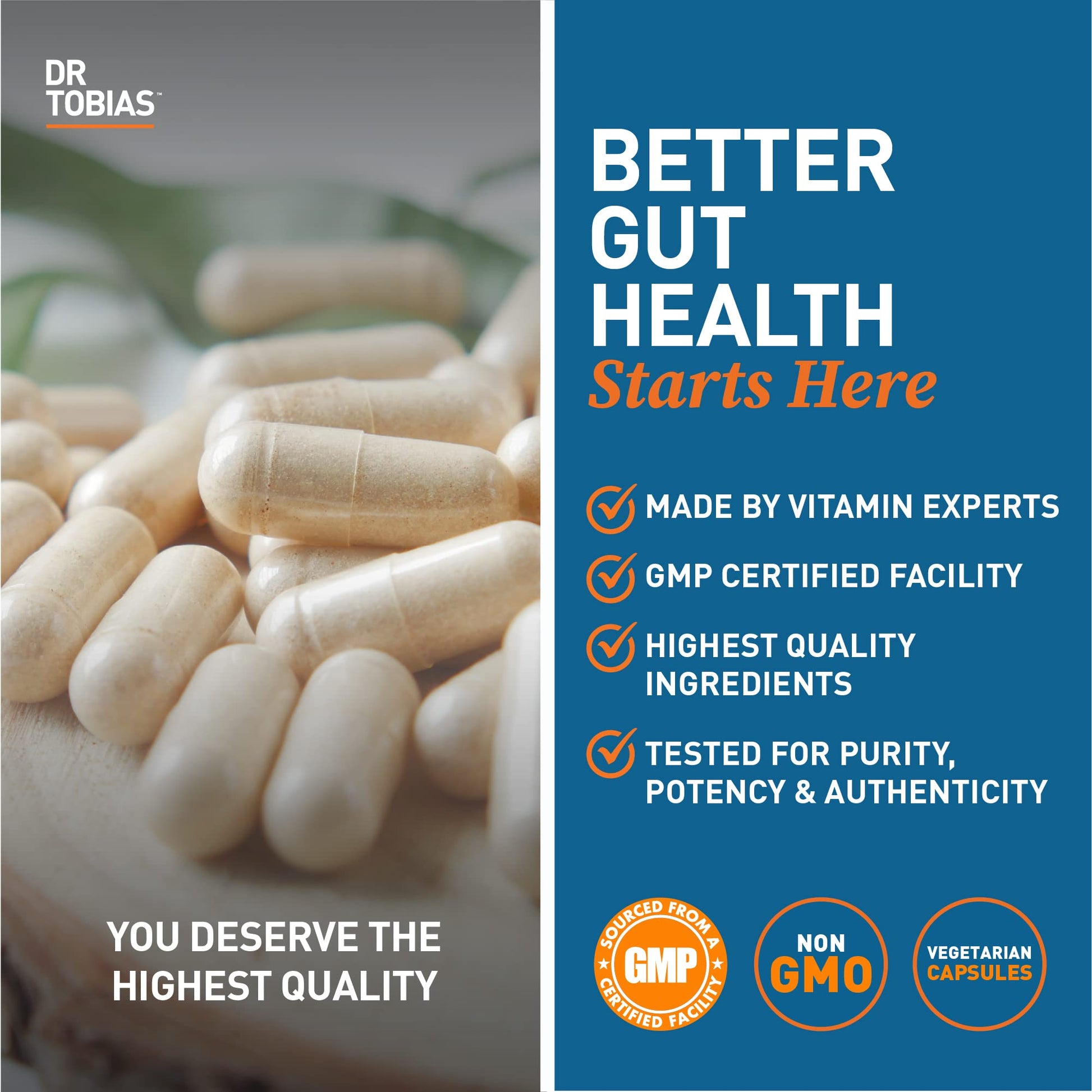 Dr. Tobias Deep Immune Probiotics & Prebiotics, 4.4 Billion CFU Probiotics for Women Dr. Tobias buy supplements canada
