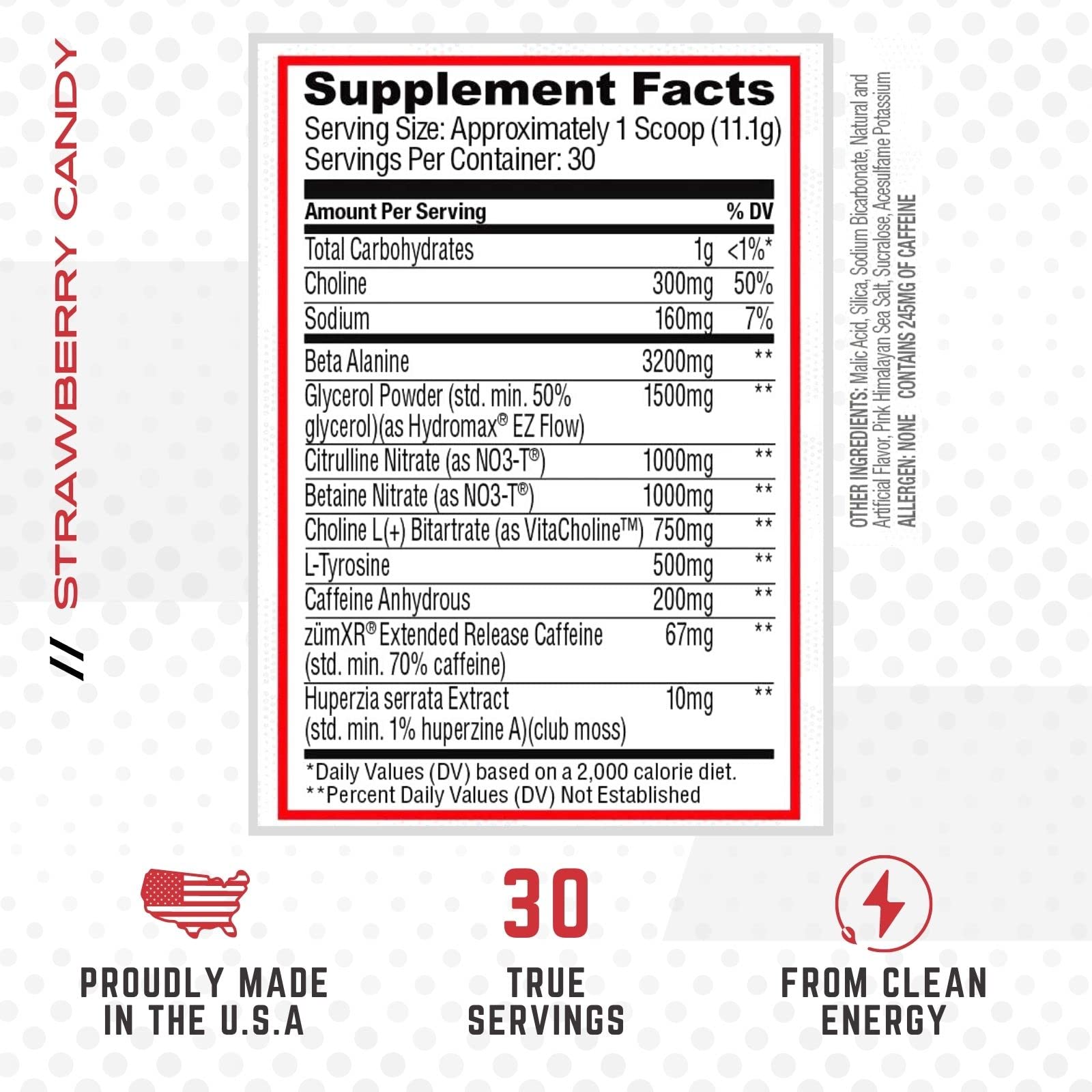 Purus Labs NOXYGEN PREWORKOUT Powder, 30 Servings (Strawberry Candy) Purus Labs buy supplements canada